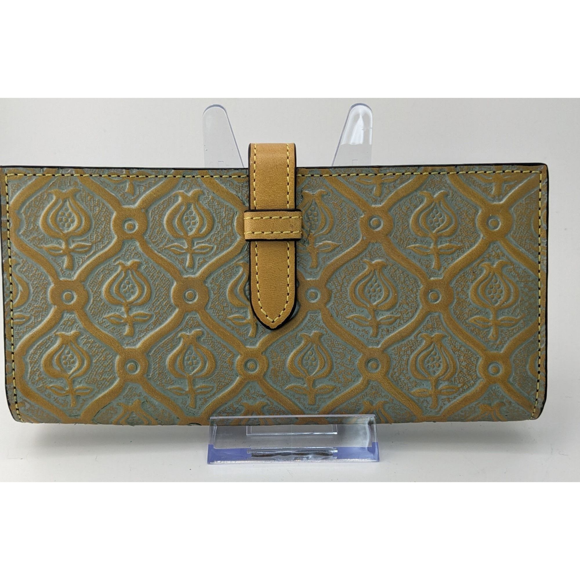 Other Meryan Embossed Isabelino Wallet In Handworked Vegetable Tan Size ONE SIZE - 4 Thumbnail