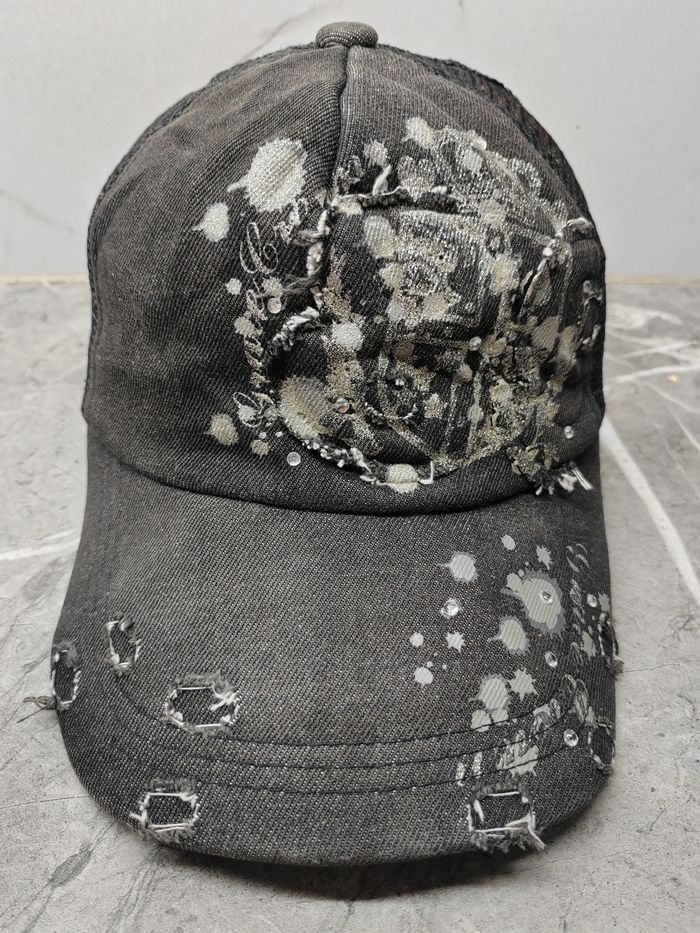Japanese Brand Vintage Marsal Distressed Style Trucker Hat Cap Size ONE SIZE - 3 Thumbnail