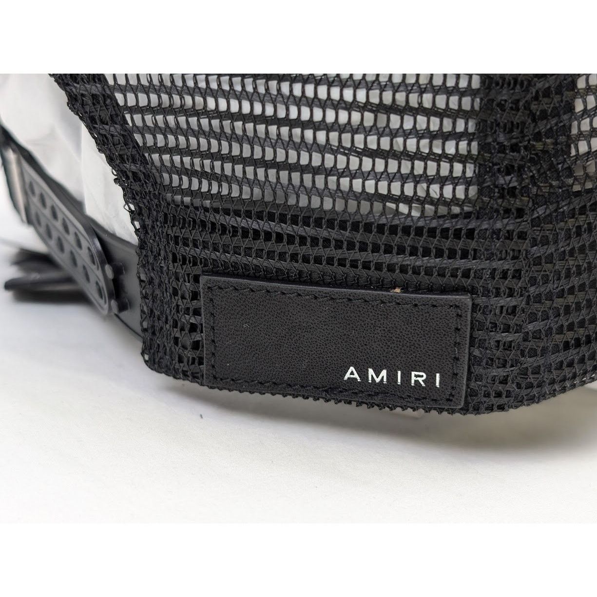 Amiri o1rshd1 Q:5 / Size: OS / Zig Zag Trucker Hat / Cap in Black Size ONE SIZE - 16 Thumbnail