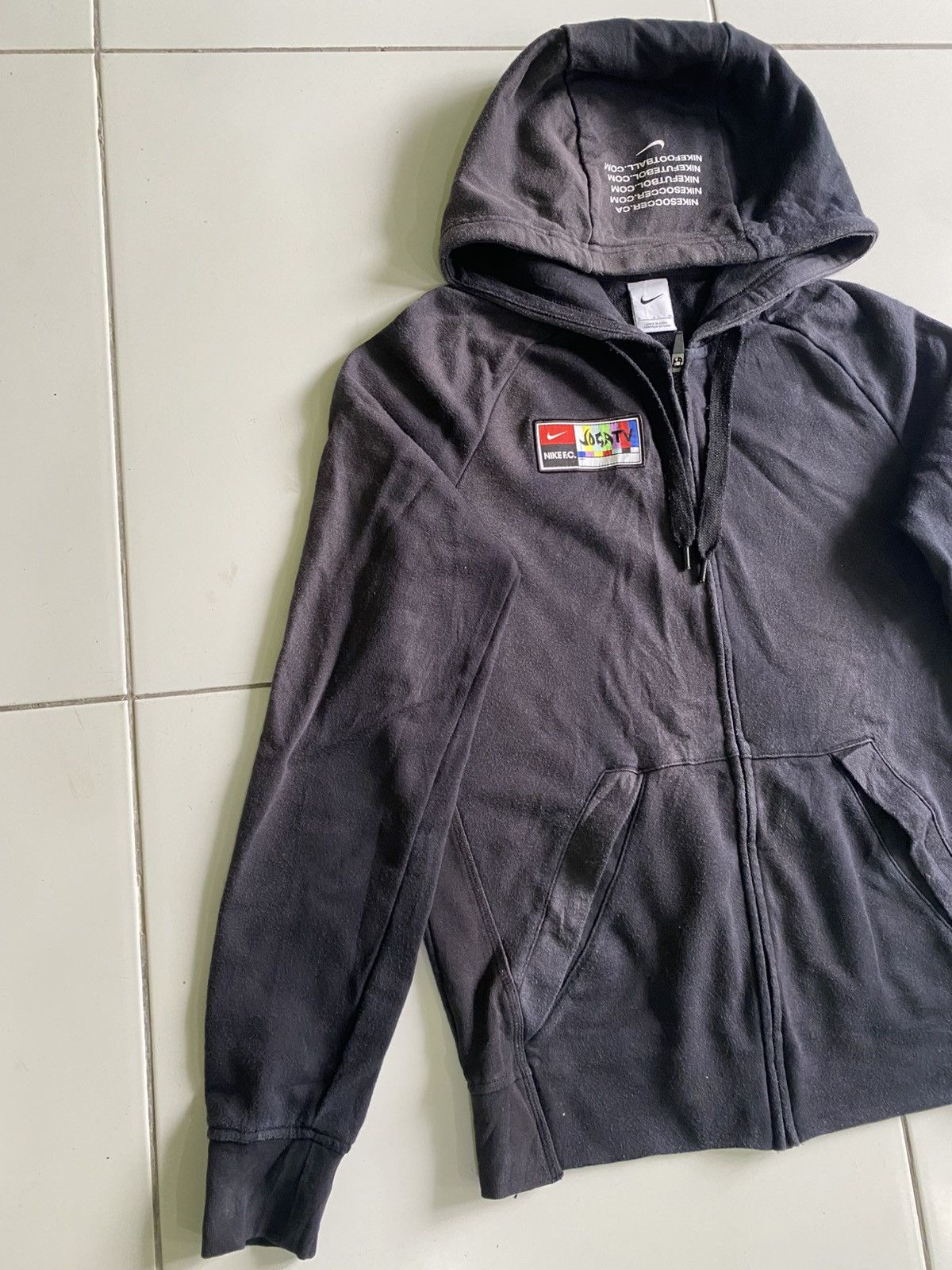 Nike Nike Soccer zip up sun faded hoodie Size US S / EU 44-46 / 1 - 2 Thumbnail