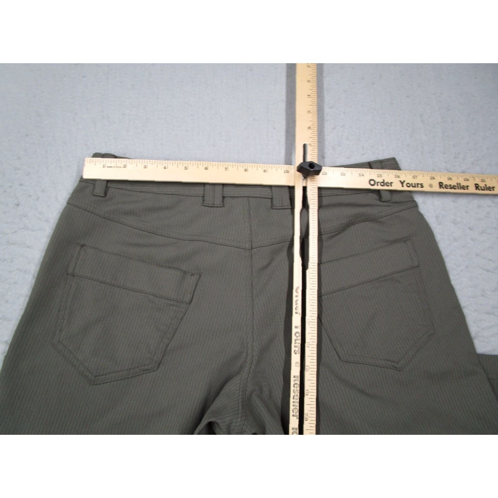 Lululemon Lululemon Athletica Pants Men 32 Gray Classic Chino Flat Front Casual Workwear 32x27 Mid Rise Nylon Blend Logo Stripe Shirt? Size US 32 / EU 48 - 5 Thumbnail