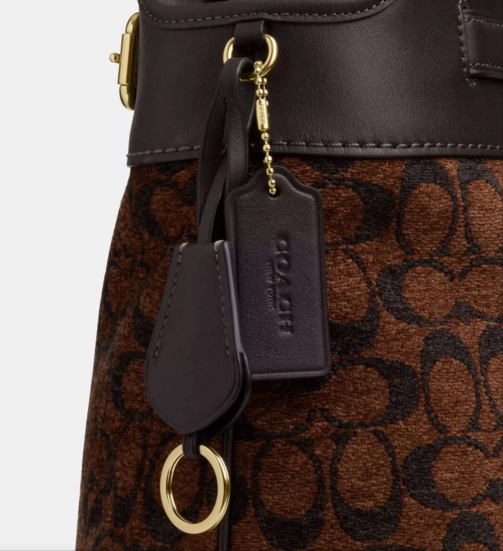 Coach Nwt Coach Easton Tote Bag In Signature Chenille CCZ08 Size ONE SIZE - 14 Thumbnail