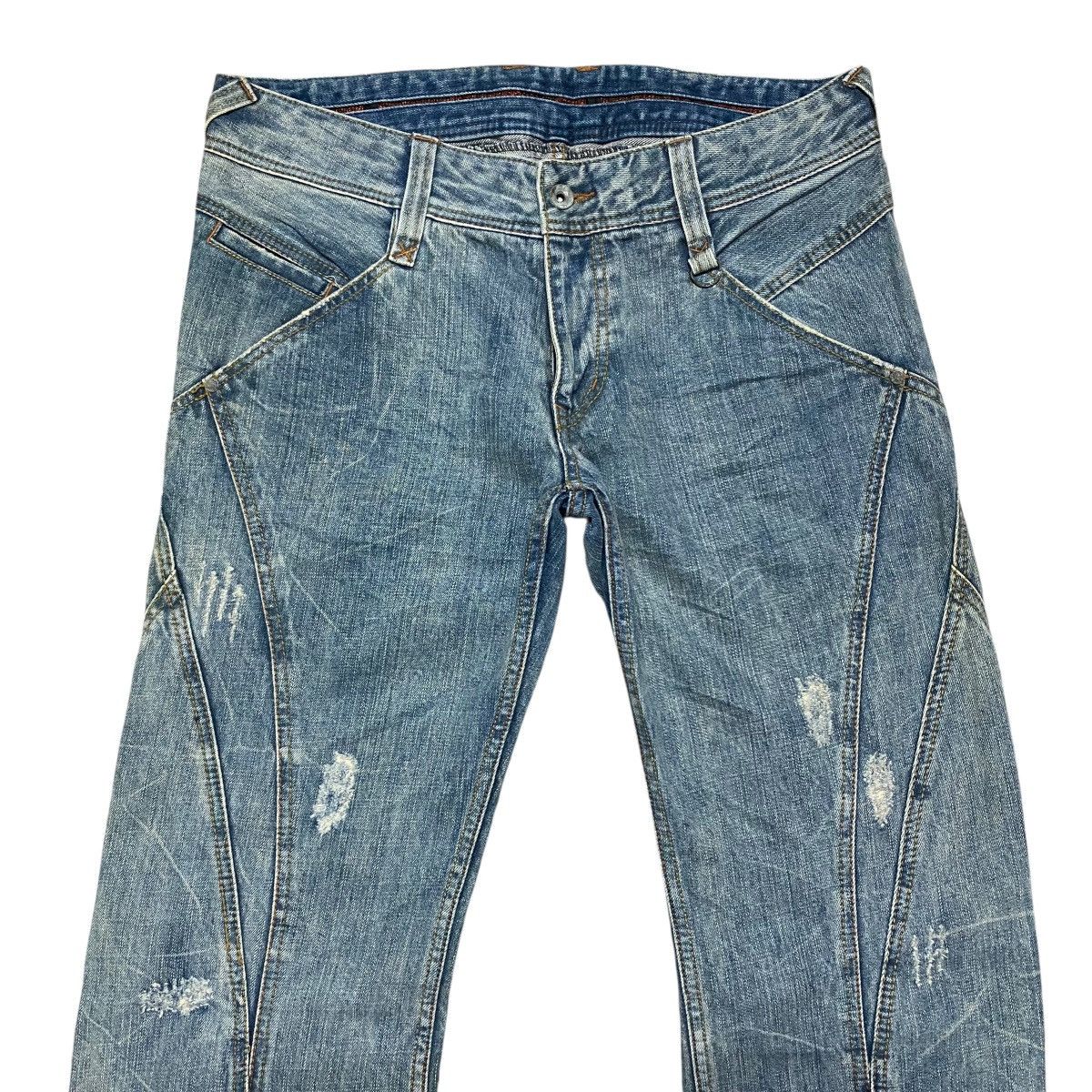 Nicole Club NCFM Denim Hybrid Flare Jeans Size US 34 / EU 50 - 3 Thumbnail