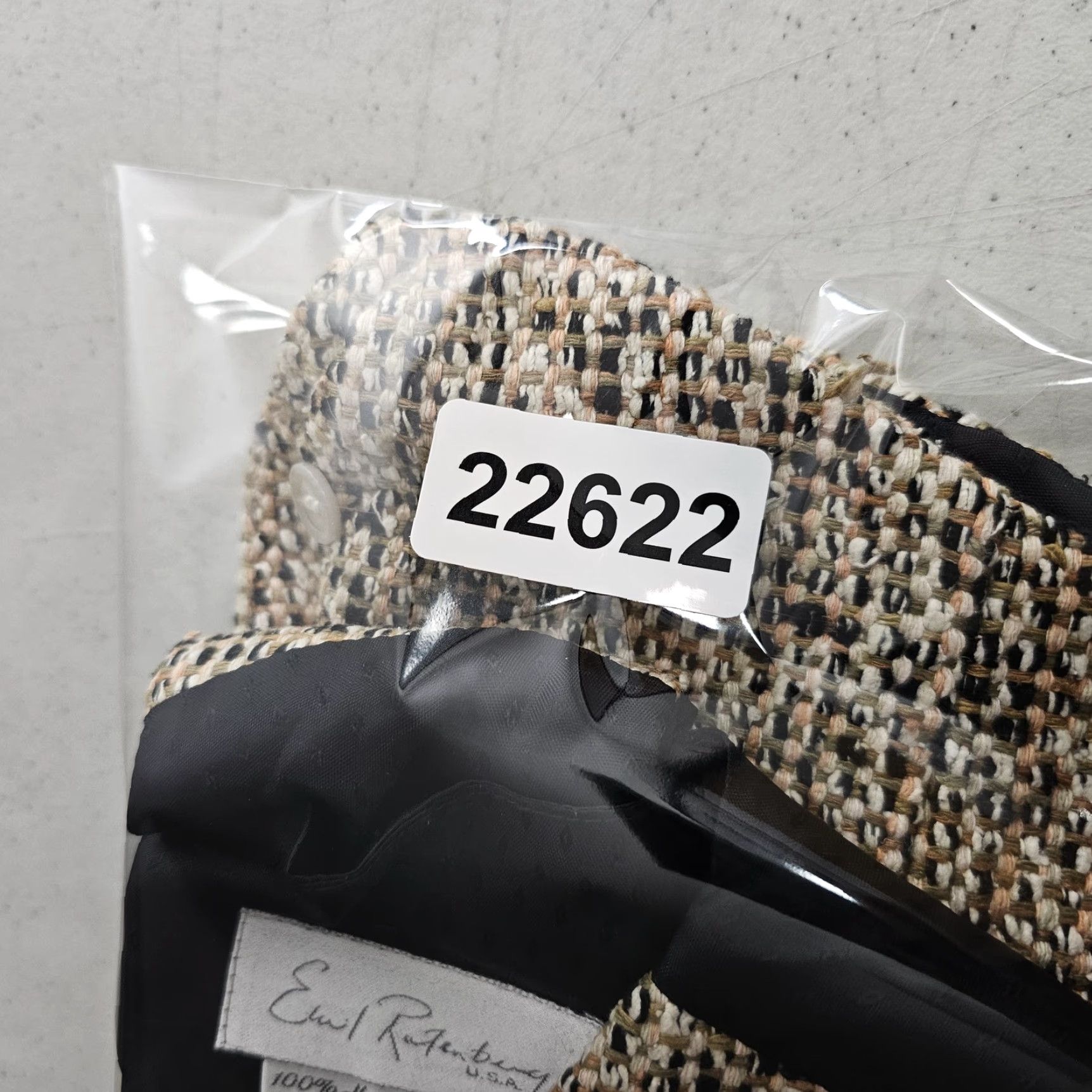 Vintage VINTAGE Earl Ratenburg Vest Womens 36 Beige Black Hand Woven Silk Made USA Size XS / US 0-2 / IT 36-38 - 8 Thumbnail