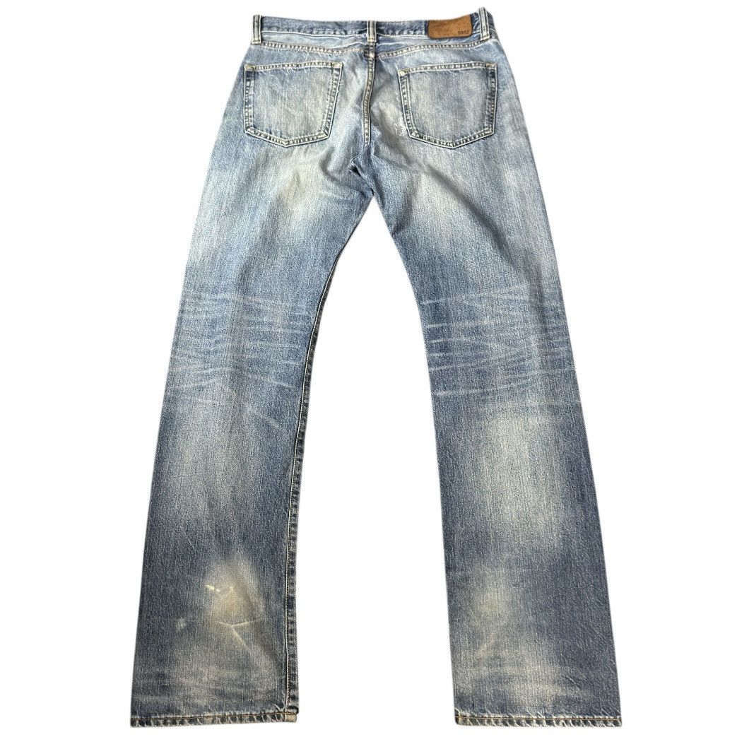 Undercover × Uniqlo 🔥🇯🇵 Vintage 90s Japanese Uniqlo UJ Distressed Faded Denim Size US 32 / EU 48 - 2 Thumbnail