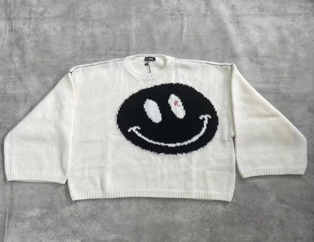 Raf Simons Smiley Sweater | Grailed