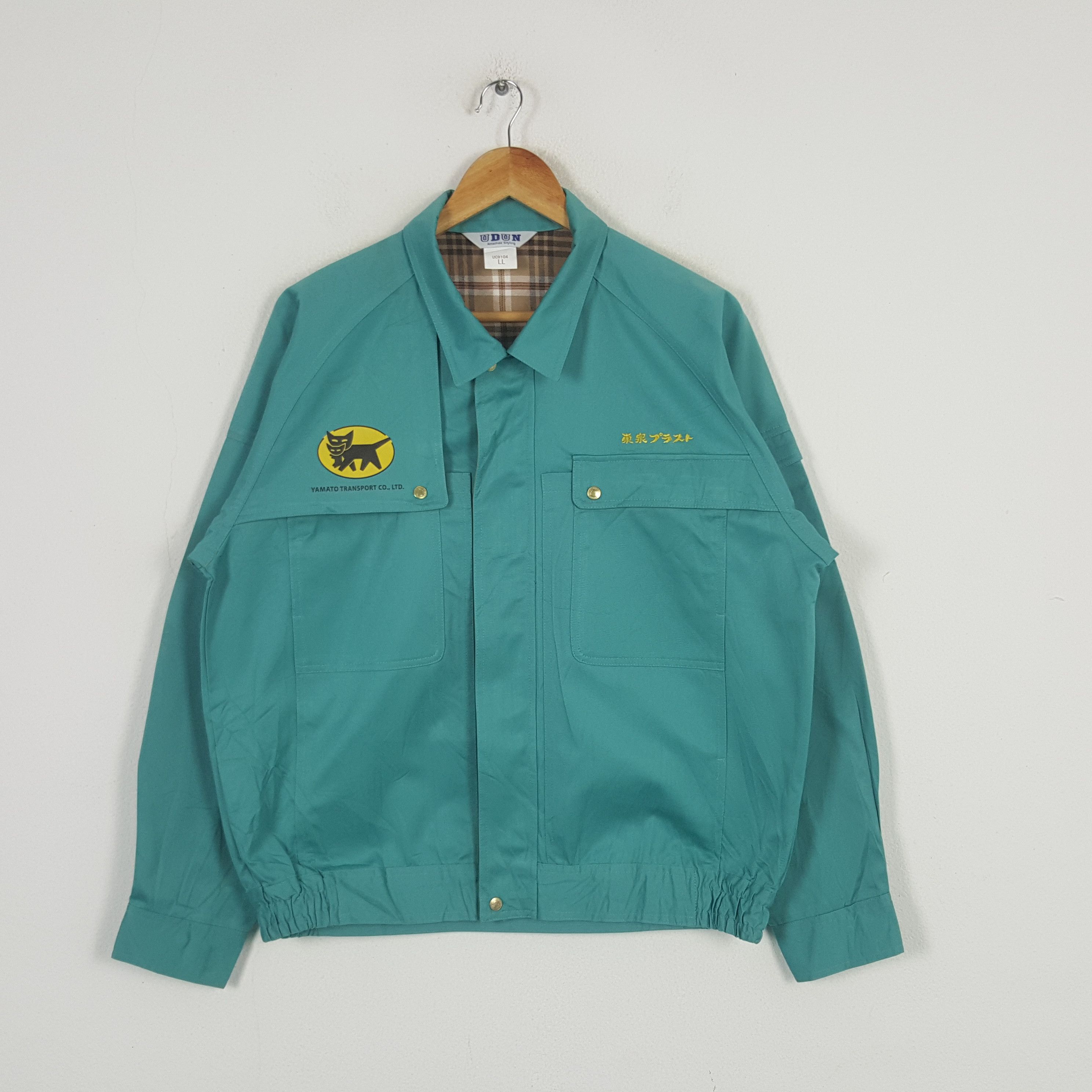Japanese Brand × Vintage Vintage Yamato Transport Japanese Brand Jacket C284N5 Size US L / EU 52-54 / 3 - 3 Thumbnail