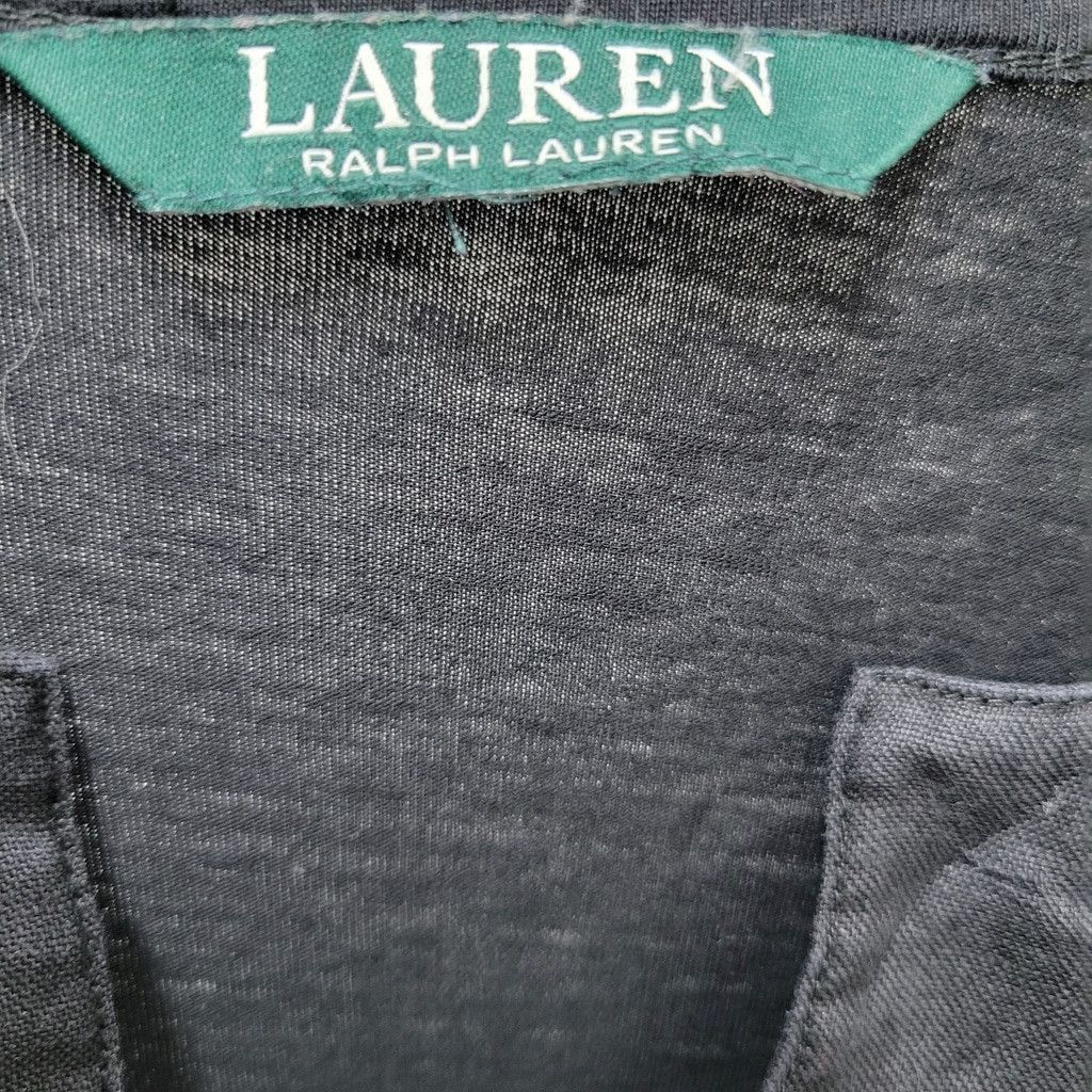 Lauren Ralph Lauren Lauren Ralph Lauren Split Neck Cotton 3/4 Sleeve Blouse Size XXL / US 16-18 / IT 52-54 - 7 Thumbnail