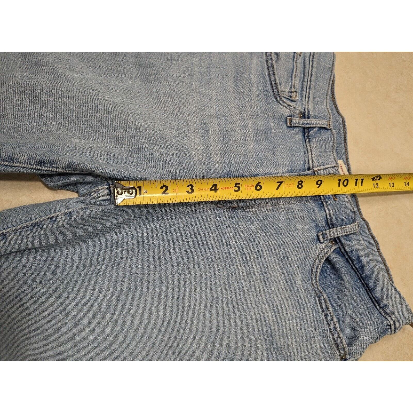 Levi's Levi's Pants Womens 31 Blue 724 High Rise Straight Crop Size 31" - 7 Thumbnail