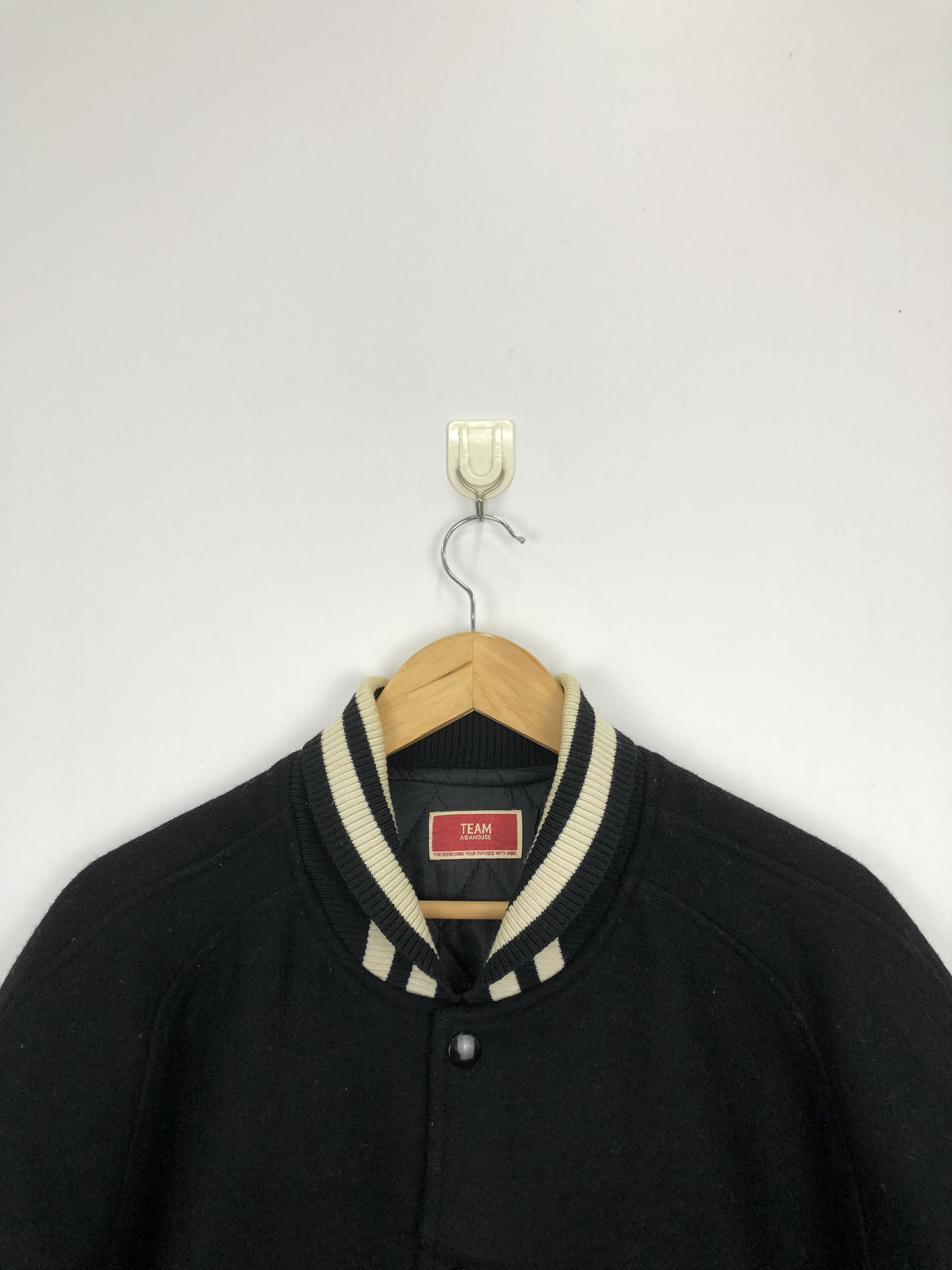 ABAHOUSE Vintage 90s Abahouse Team Varsity Jacket Big Logo V0361 Size US L / EU 52-54 / 3 - 4 Thumbnail
