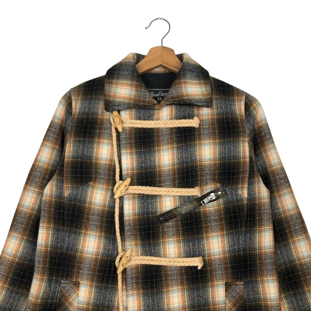 Final Home 🔥VINTAGE WOOL JACKET FINAL HOME ISSEY MIYAKE TARTAN DESIGN Size US XS / EU 42 / 0 - 5 Thumbnail