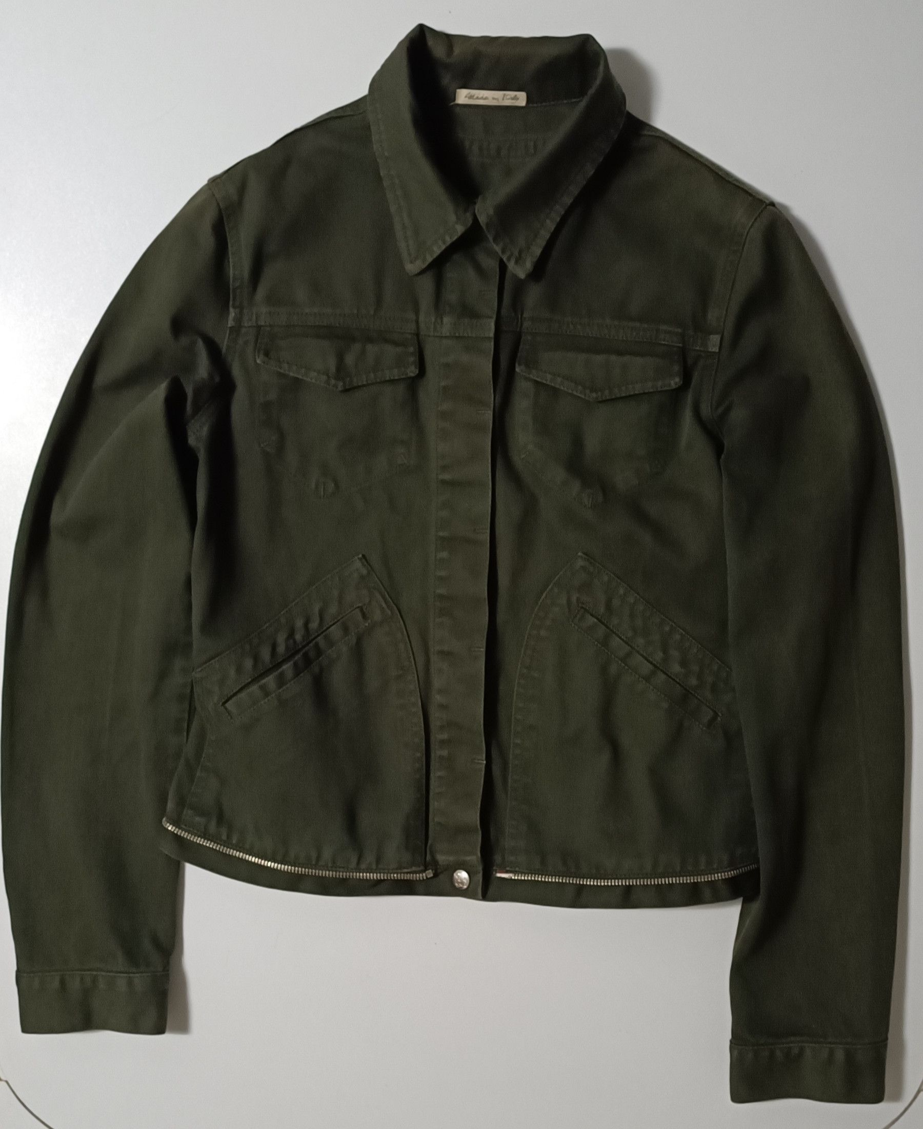 Jean Paul Gaultier 2000 - Colec. n°1- JPG Jeans- Militar green jacket Size M / US 6-8 / IT 42-44 - 7 Thumbnail