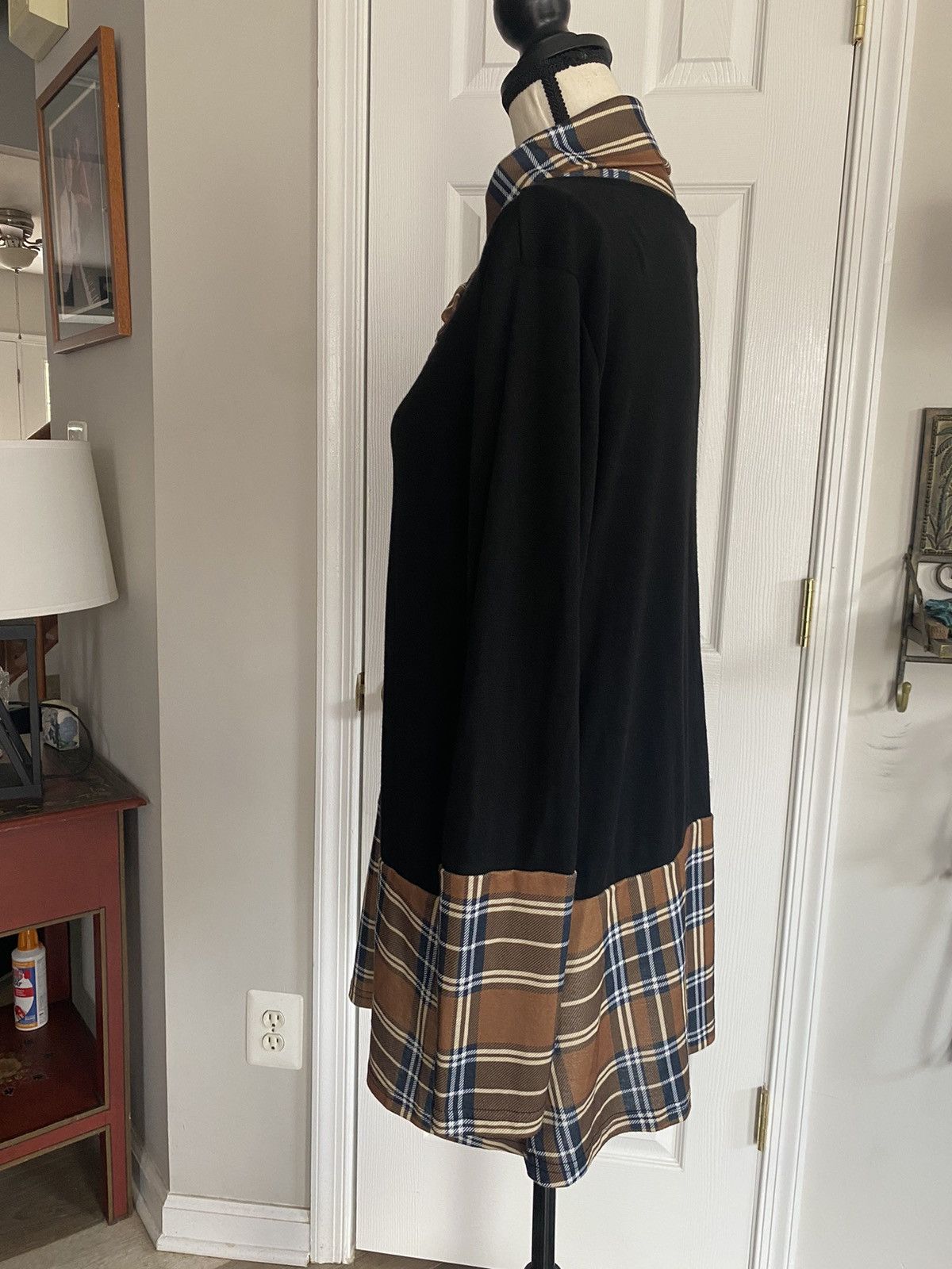 Other LVLX MIXED MEDIA LONG SLEEVE TOP SIZE L Size L / US 10 / IT 46 - 10 Thumbnail
