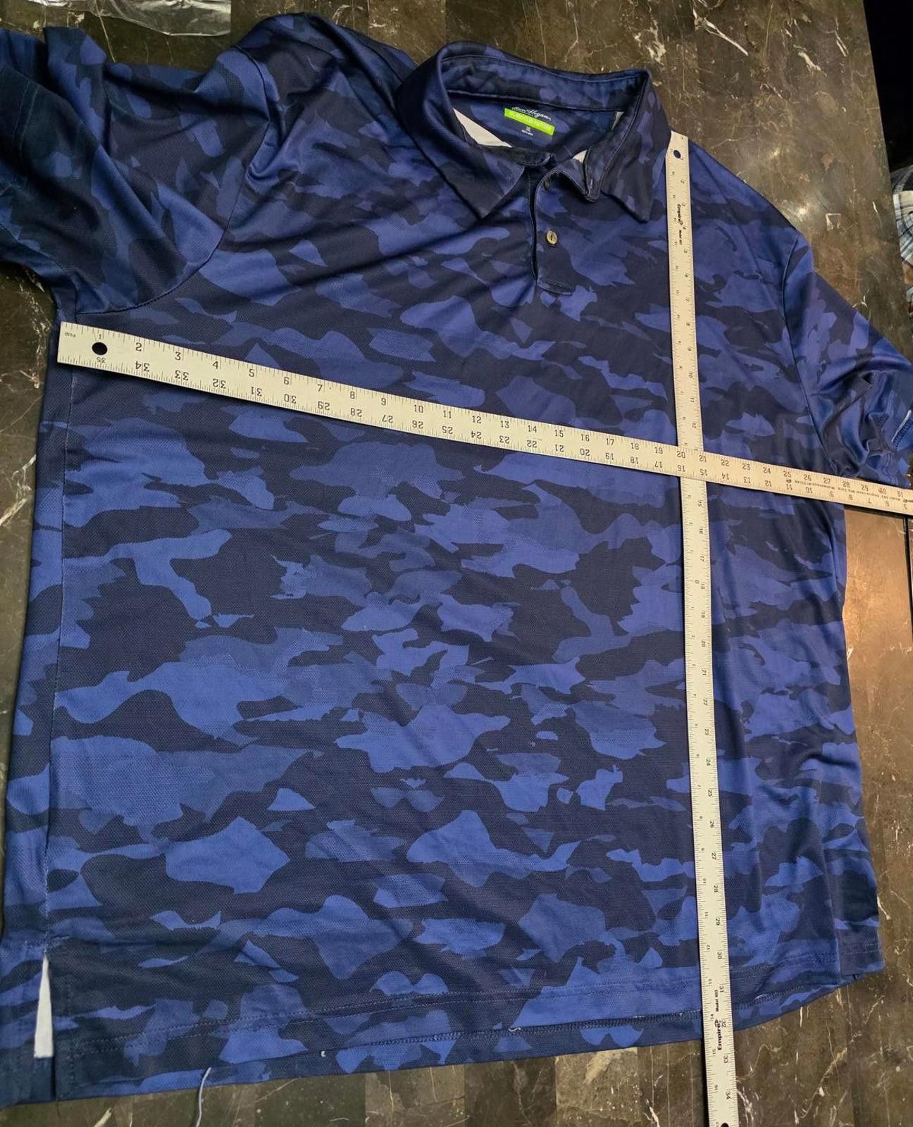 Other Ben Hogan Blue Camouflage Golf Polo Shirt Camo Mens 3XL XXXL Size US XXL / EU 58 / 5 - 8 Thumbnail