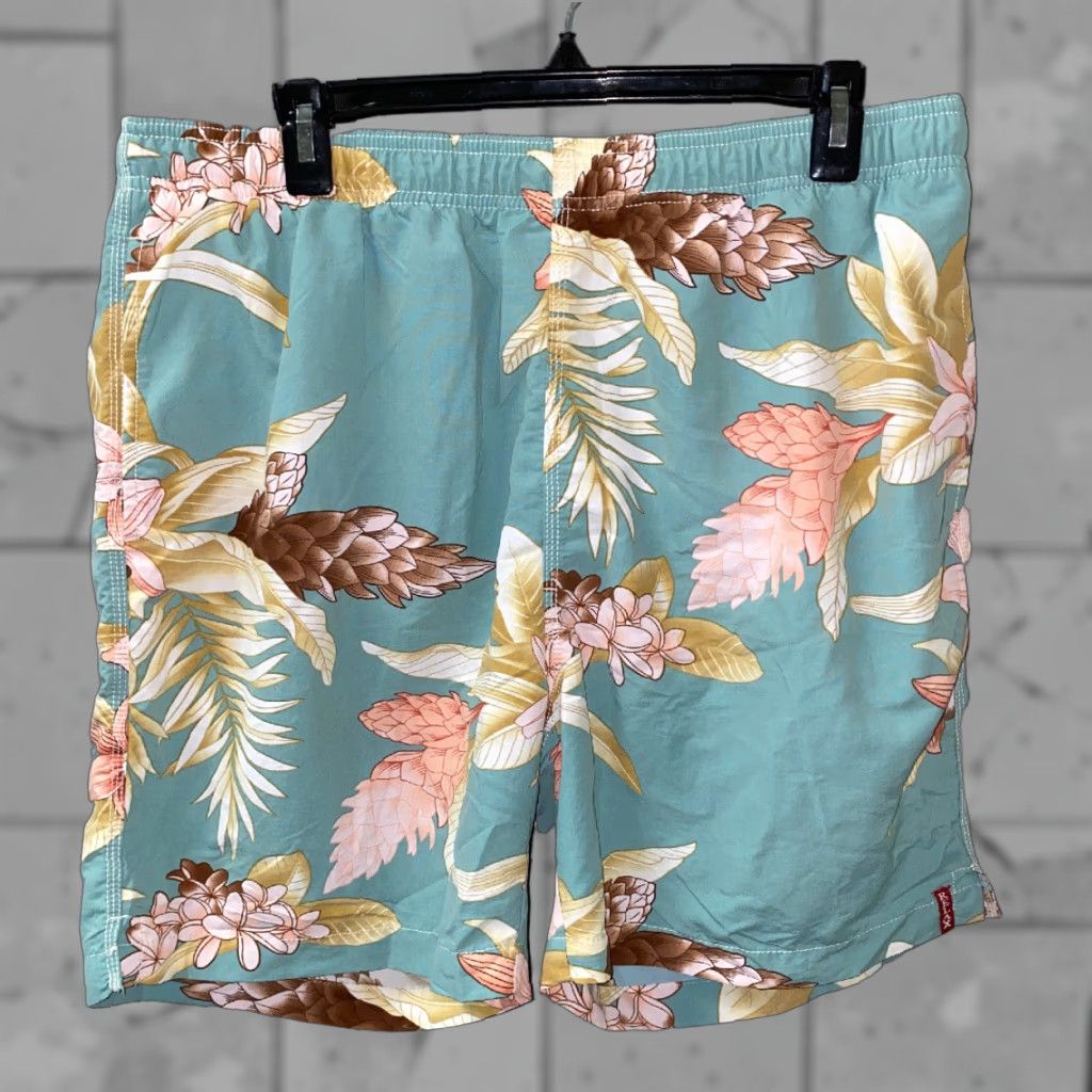 Tommy Bahama Tommy Bahama Relax Mens Board Shorts L Multicolor Floral Print Beach Swim Bottoms Size US 33 - 1 Thumbnail