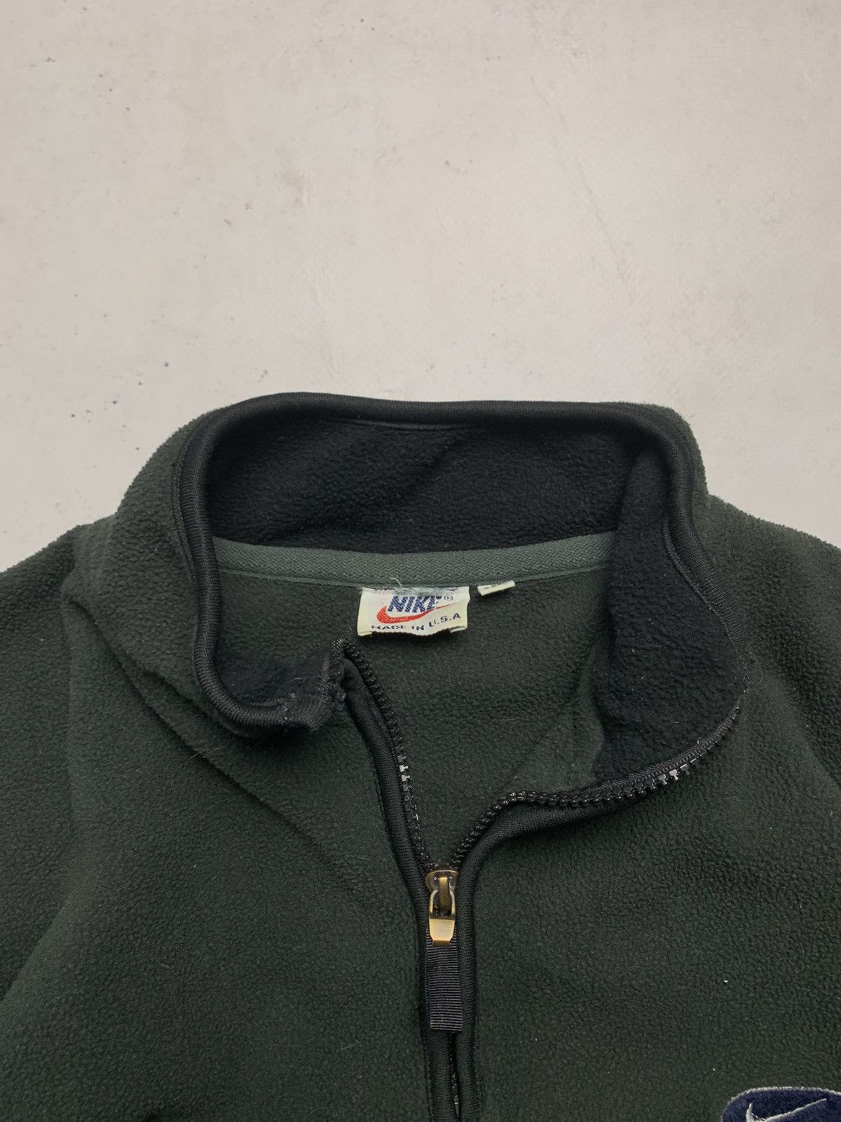 Vintage Vintage Nike Swoosh Fleece Quarter Zip Sherpa Sweatshirt XL Size US XL / EU 56 / 4 - 4 Thumbnail
