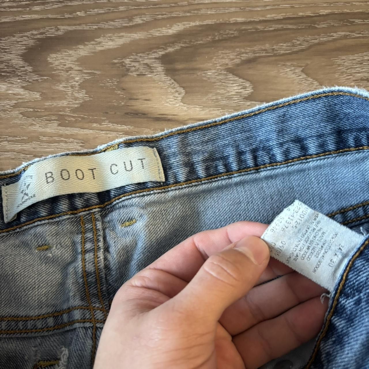 Vintage Crazy Vintage Y2K/2000s Medium Wash Bootcut Streetwear Denim Jeans! 32x30 Size US 32 / EU 48 - 8 Thumbnail