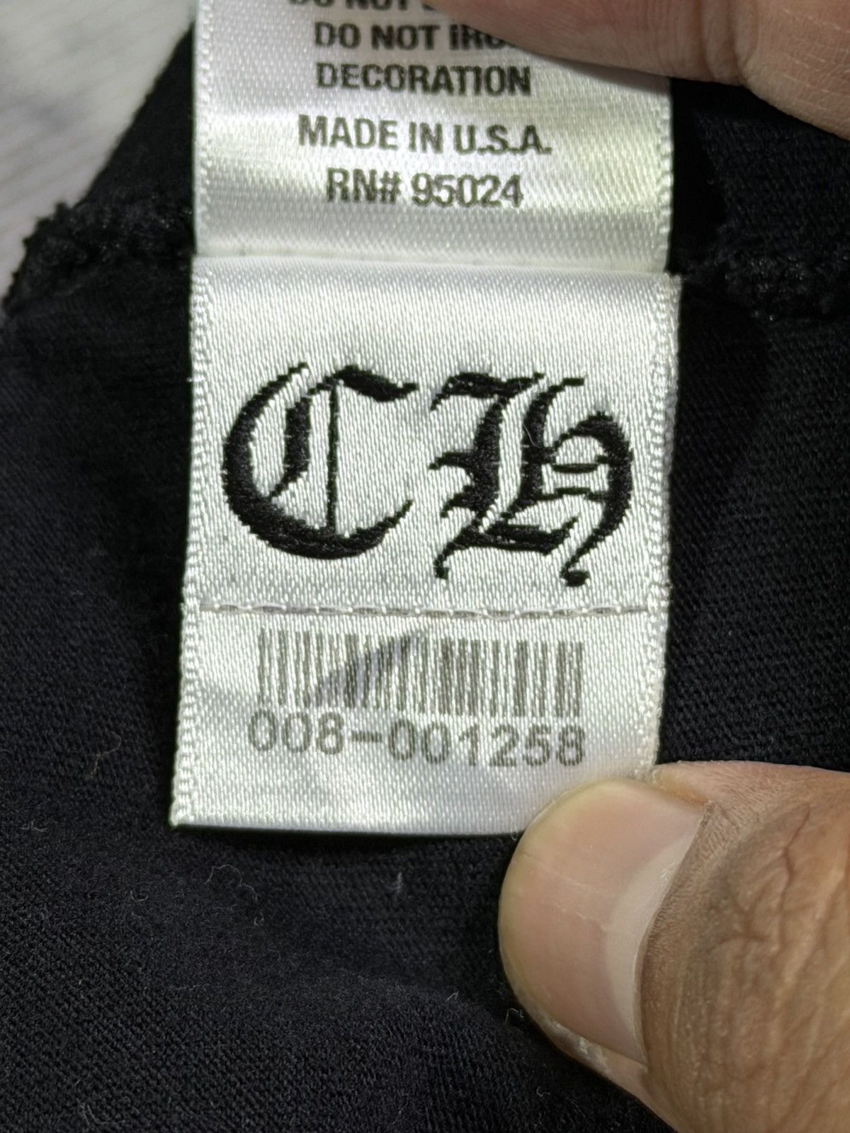 Chrome Hearts LIKE NEW! RS3 BIG THREE CROSS Size US XL / EU 56 / 4 - 12 Thumbnail