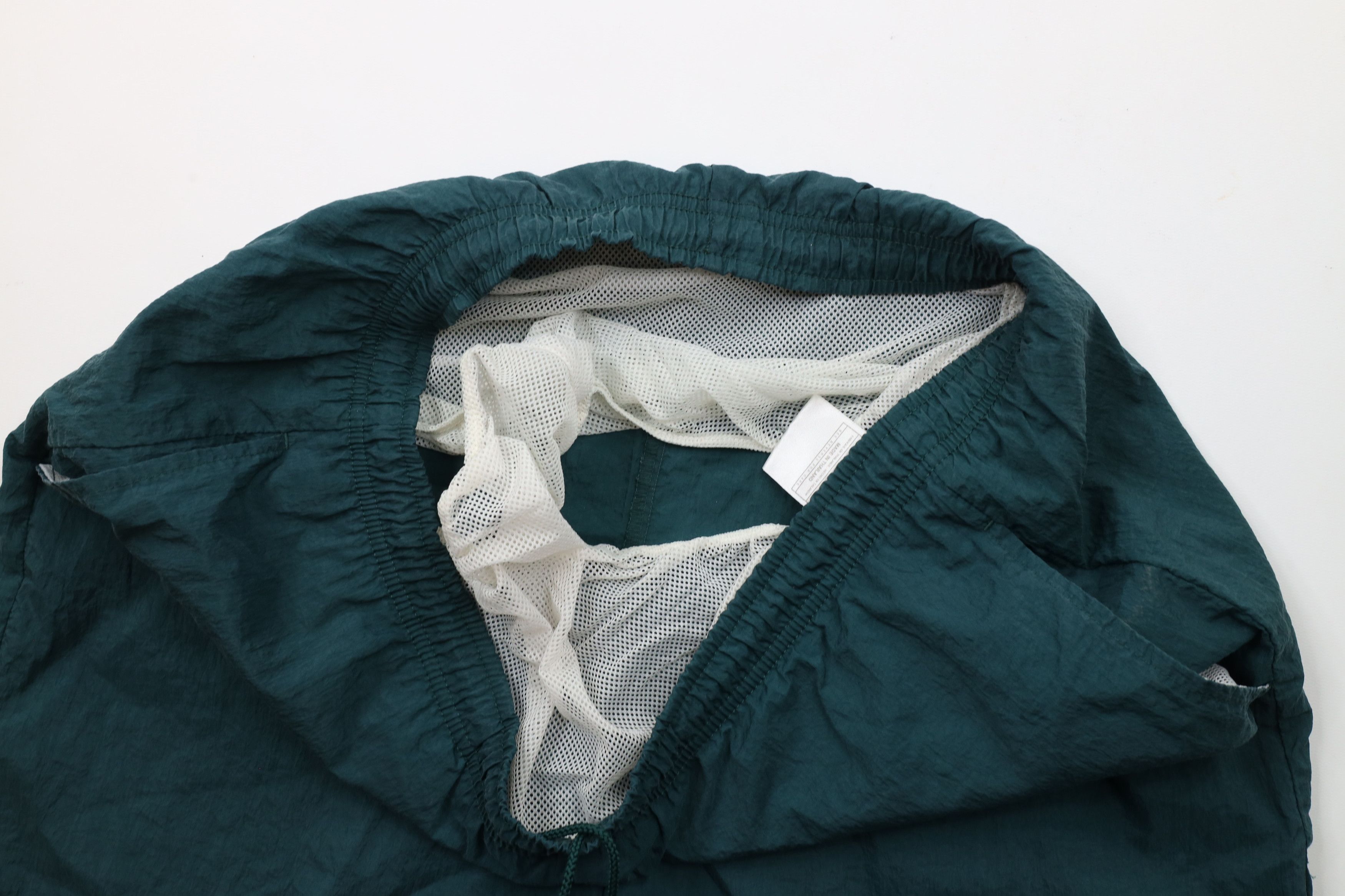 Nike × Vintage Vintage 90s Nike Scott Big Swoosh Logo Lined Shorts Green Size US 32 / EU 48 - 8 Thumbnail