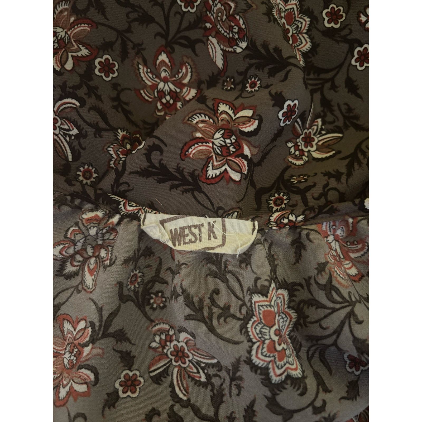 The Unbranded Brand West K XL - Floral Cold-Shoulder Blouse Size XL / US 12-14 / IT 48-50 - 6 Thumbnail
