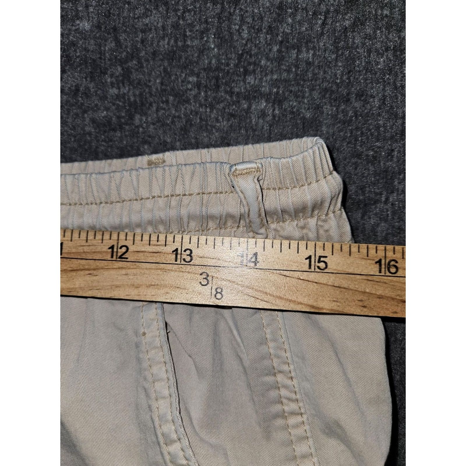 Vintage VINTAGE? No. American Eagle Pants Mens Small Beige Flex Joggers Elastic Waist Drawstring Size US 29 - 4 Thumbnail