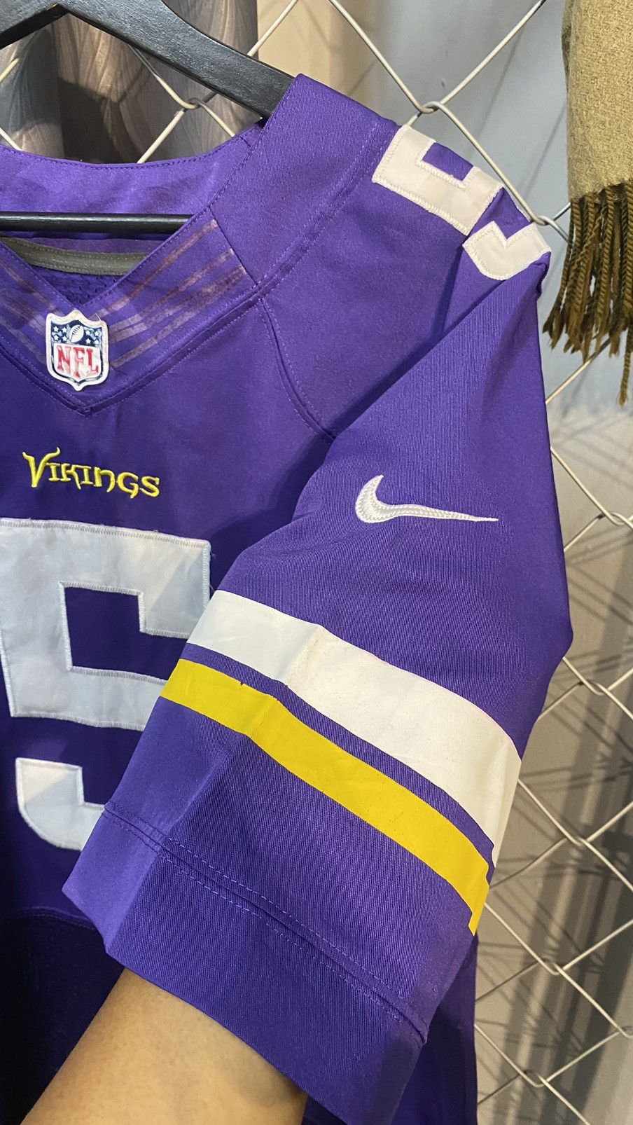 NFL × Nike × Vintage NFL NIKE TEDDY BRIDGEWATER MINNESOTA ON FIELD JERSEY Size US M / EU 48-50 / 2 - 7 Thumbnail