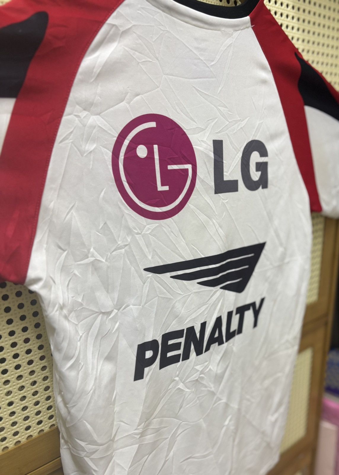 Penalty Vintage Sao Paolo LG Jersey Size US S / EU 44-46 / 1 - 4 Thumbnail