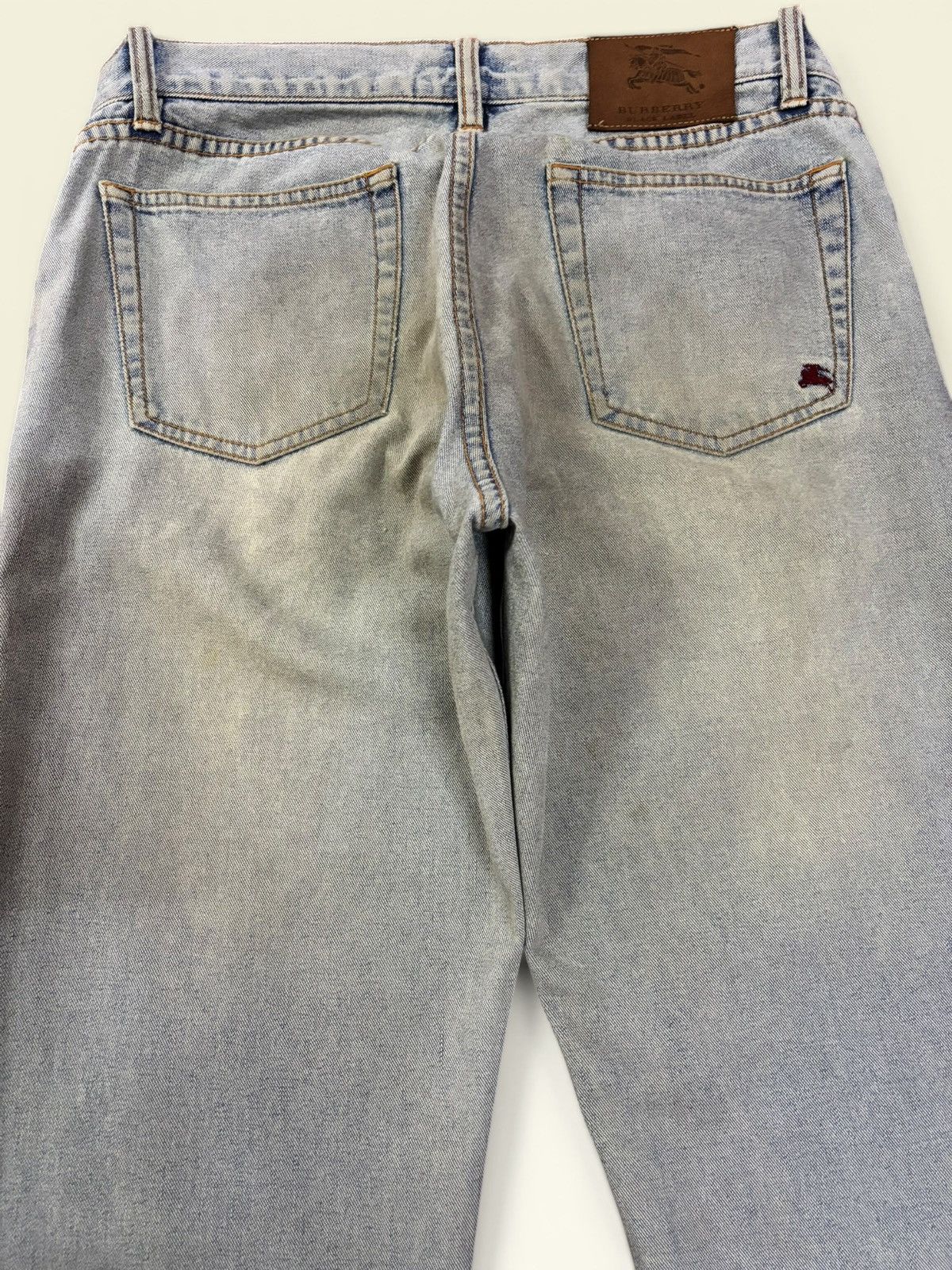 Burberry Vtg Burberry Black Label Bluw Washed Distress Jeans Size US 30 / EU 46 - 8 Thumbnail