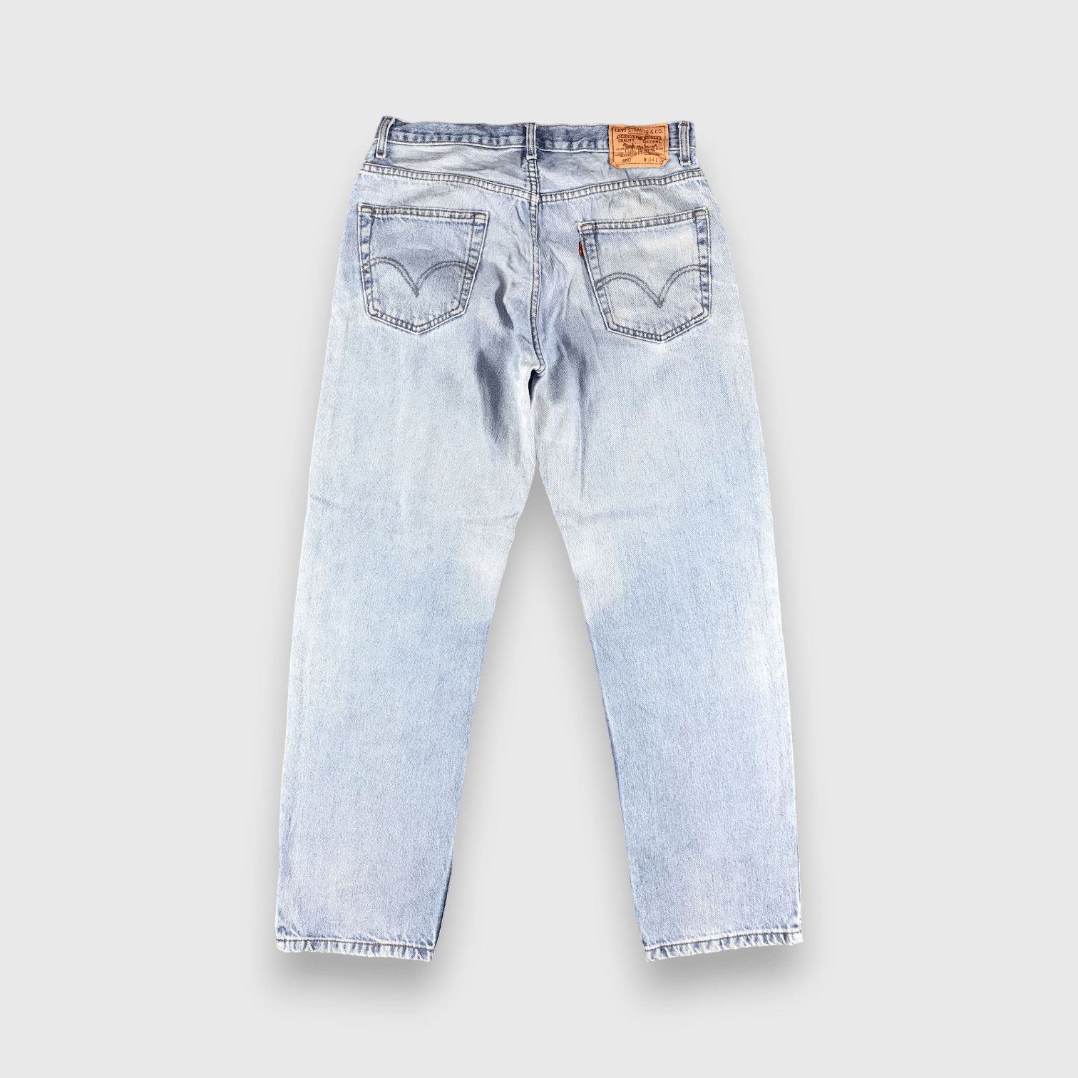 Levi's Vintage Blue Wash Levis 550 Jeans-J2497 Size US 34 / EU 50 - 2 Thumbnail