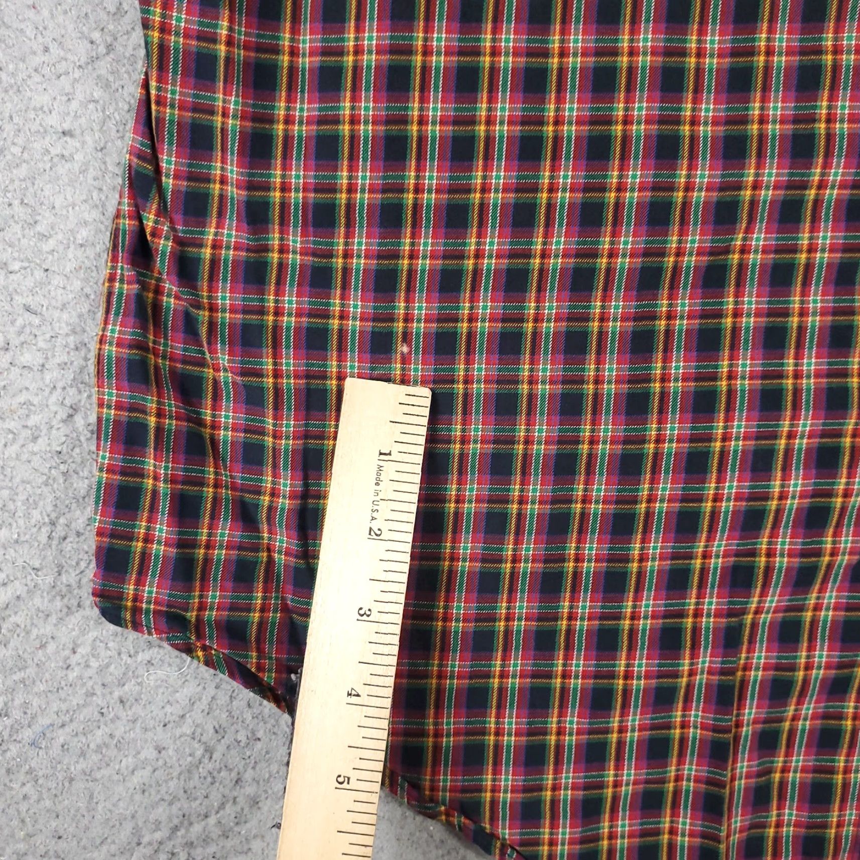 Ralph Lauren Ralph Lauren Plaid Button-Up Shirt Mens Large Black Red Long Sleeve Regular Fit Size US L / EU 52-54 / 3 - 4 Thumbnail