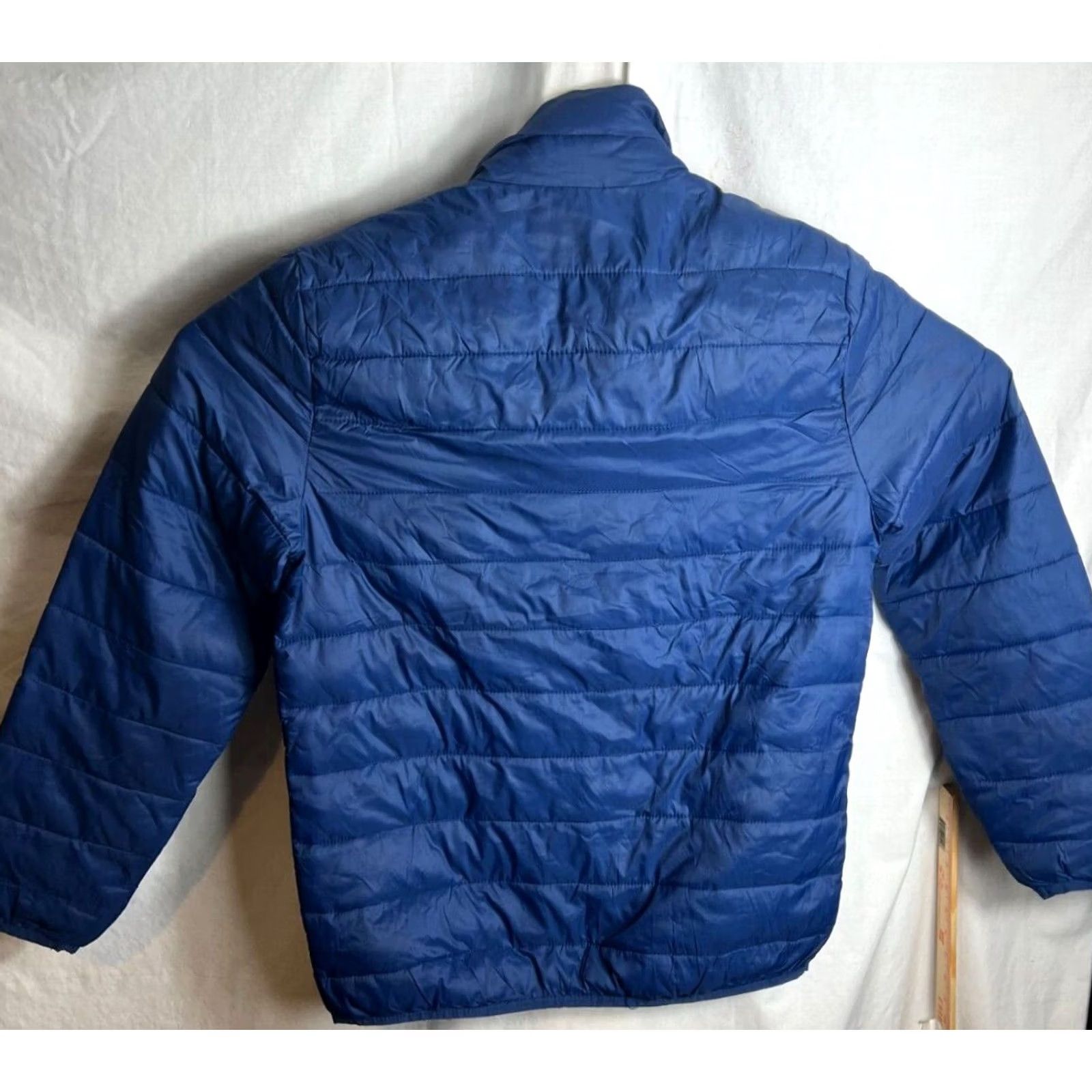 Vintage Swiss Tech Performance Gear Mens Small Puffer Jacket Coat Packable Navy Quilted Size US S / EU 44-46 / 1 - 3 Thumbnail