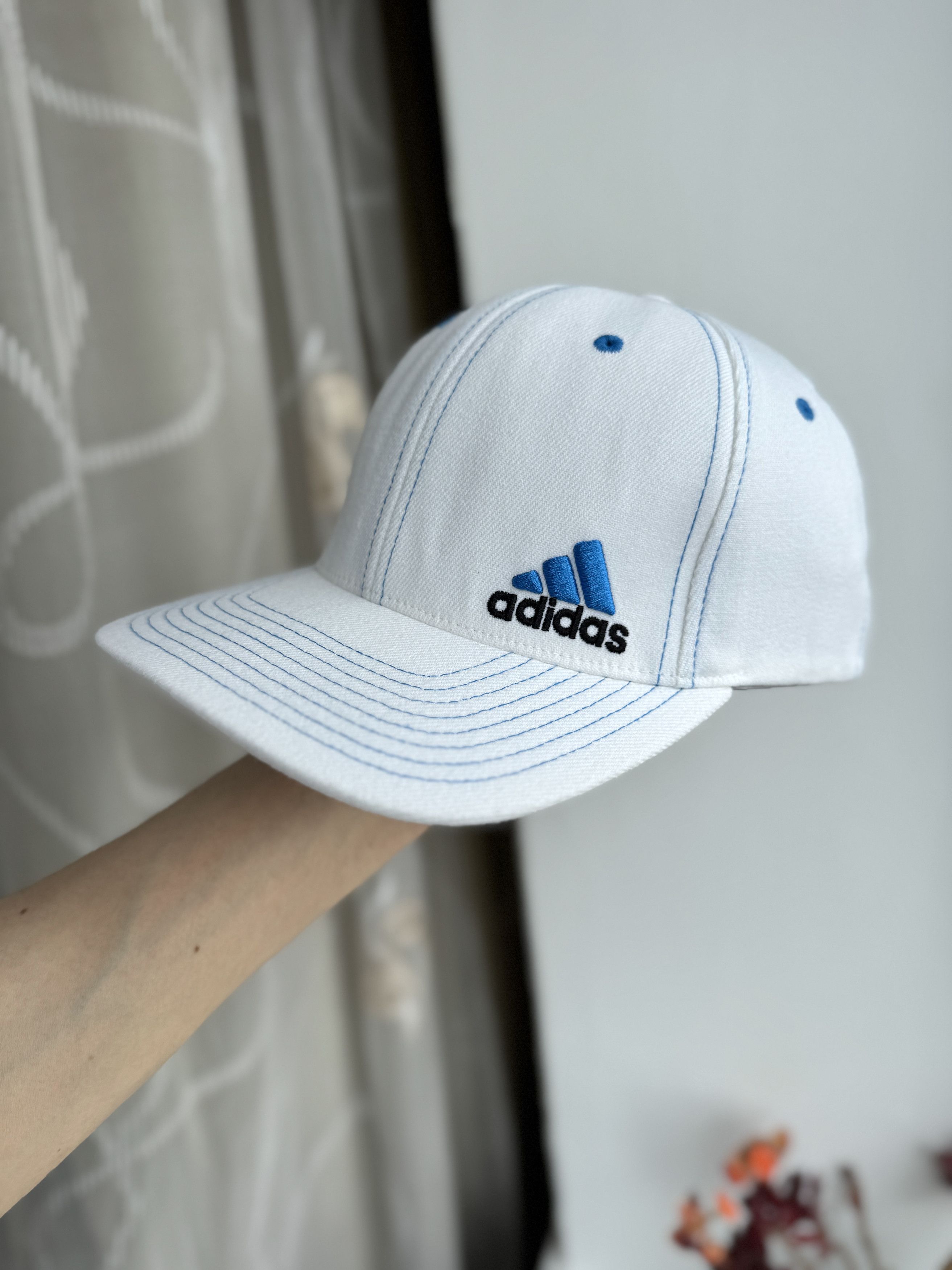 Adidas Vintage Adidas Flexfit Baseball Cap Hat Snapback Y2K Archive Size ONE SIZE - 1 Thumbnail