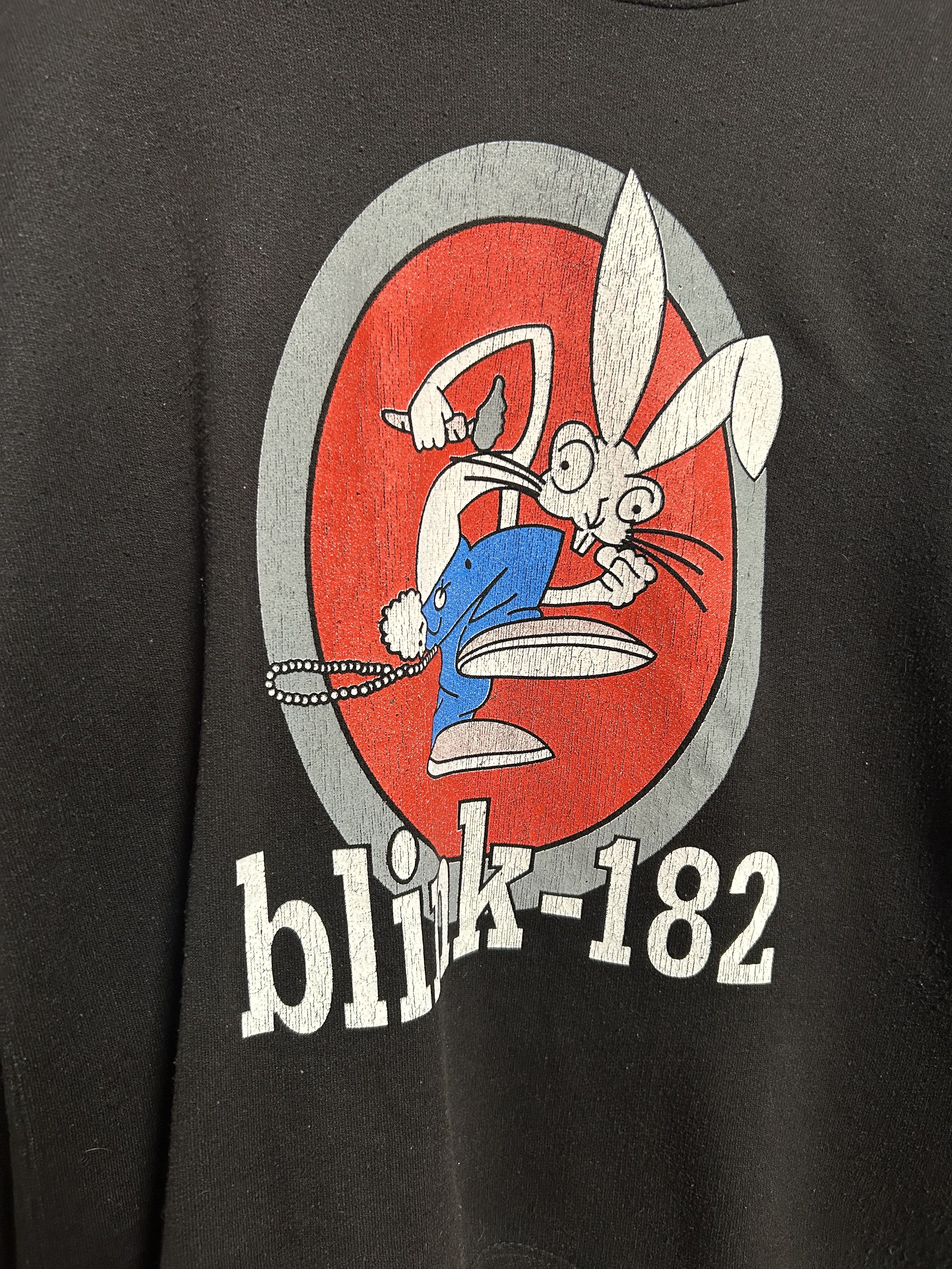 Band Tees × Vintage Vintage 90s Blink-182 Rock Band Hoodie Size US M / EU 48-50 / 2 - 3 Thumbnail