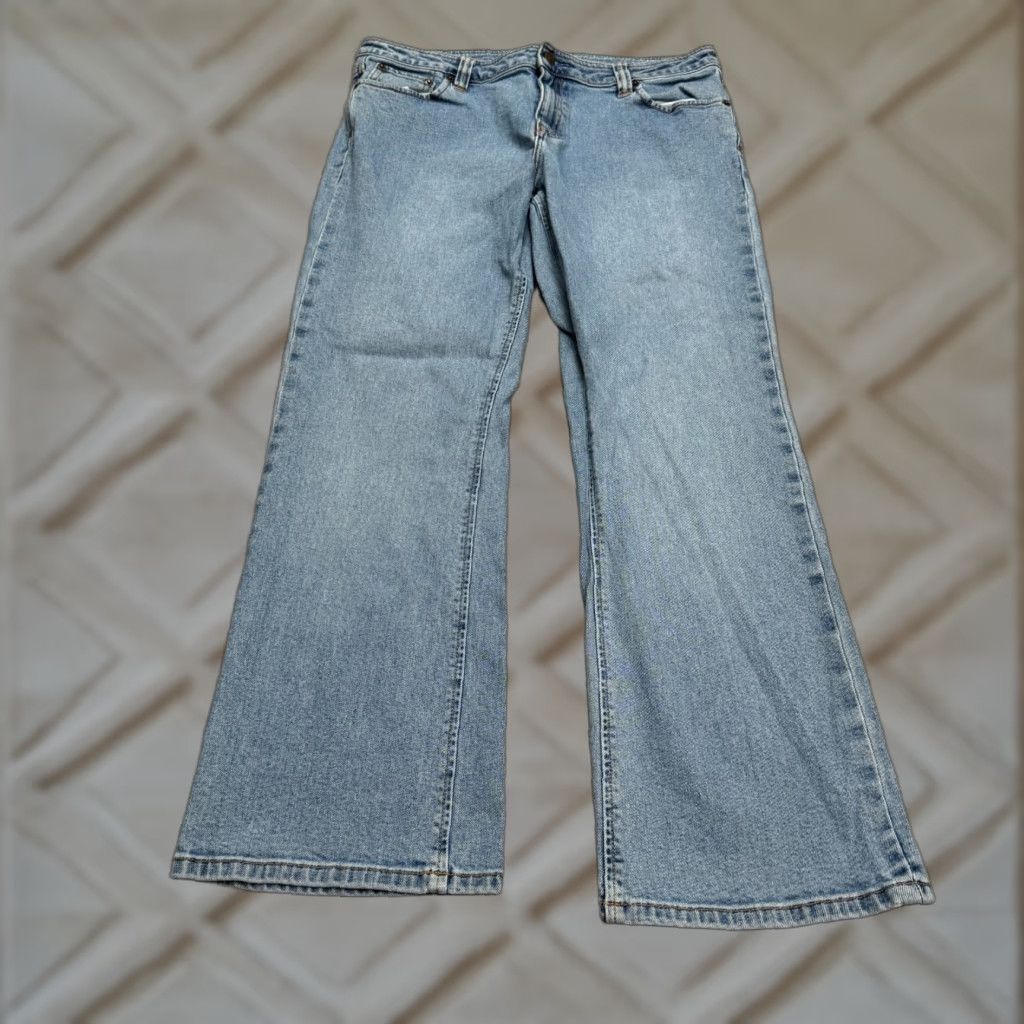 Gap Gap Jeans Womens Bootcut 34x29 Blue Medium Wash Mid Rise Y2K Casual 34in Waist 29in Inseam Regular Fit Denim Jeans Girls Women Size 38" / US 16 / IT 52 - 1 Thumbnail