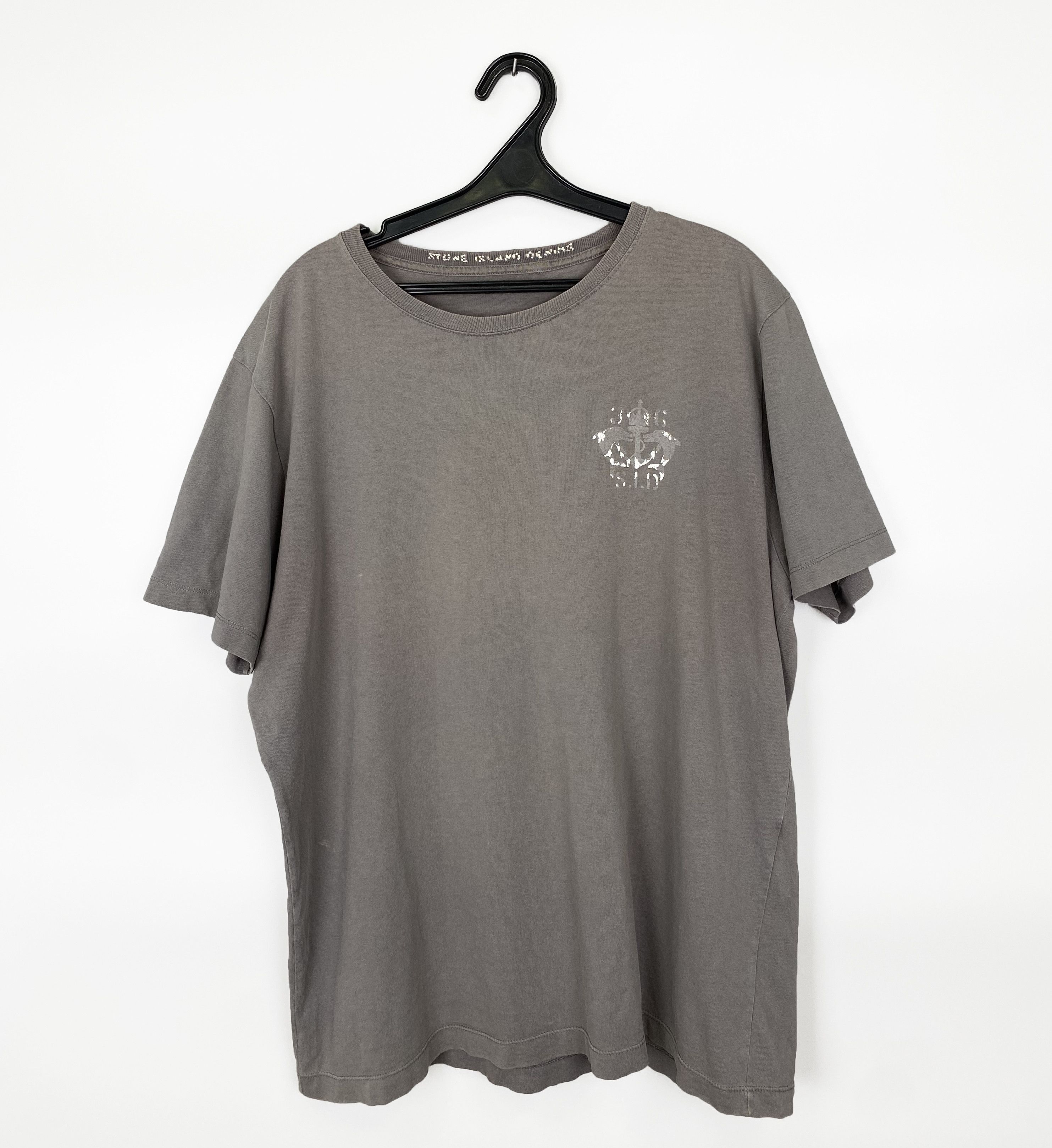 Stone Island Vintage STONE ISLAND Denim T-Shirt Size US L / EU 52-54 / 3 - 3 Thumbnail