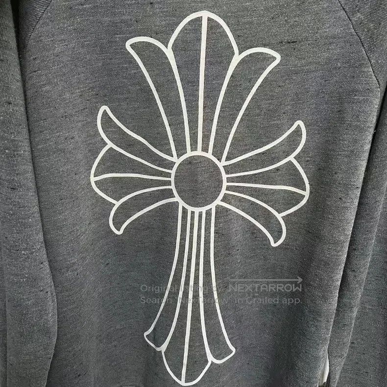 Chrome Hearts CHROME HEARTS Size M Grey Sanskrit sketch oversized cross r Size US M / EU 48-50 / 2 - 4 Thumbnail