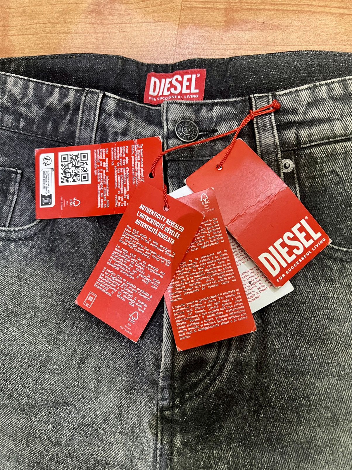 Diesel Diesel P-BRETCH Leather and denim Pant Size US 32 / EU 48 - 15 Thumbnail
