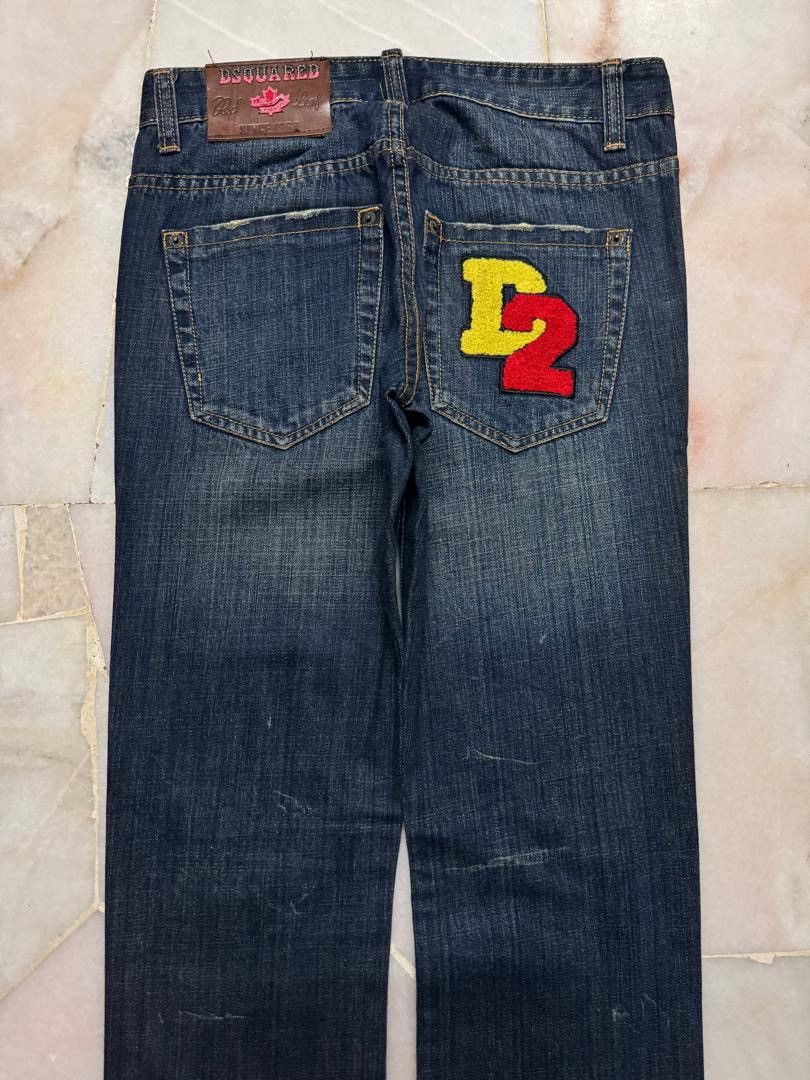 Japanese Brand 💥DSQUARED INSPIRED RUSTY MUDWASH DARK DENIM JEANS Size US 29 - 16 Thumbnail