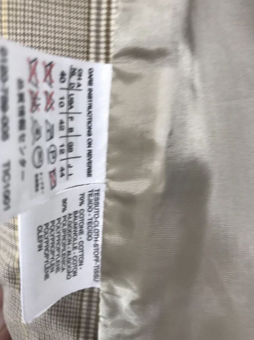 Max Mara Max Mara Weekend Beige Checked Tailored Blazer Size M / US 6-8 / IT 42-44 - 7 Thumbnail