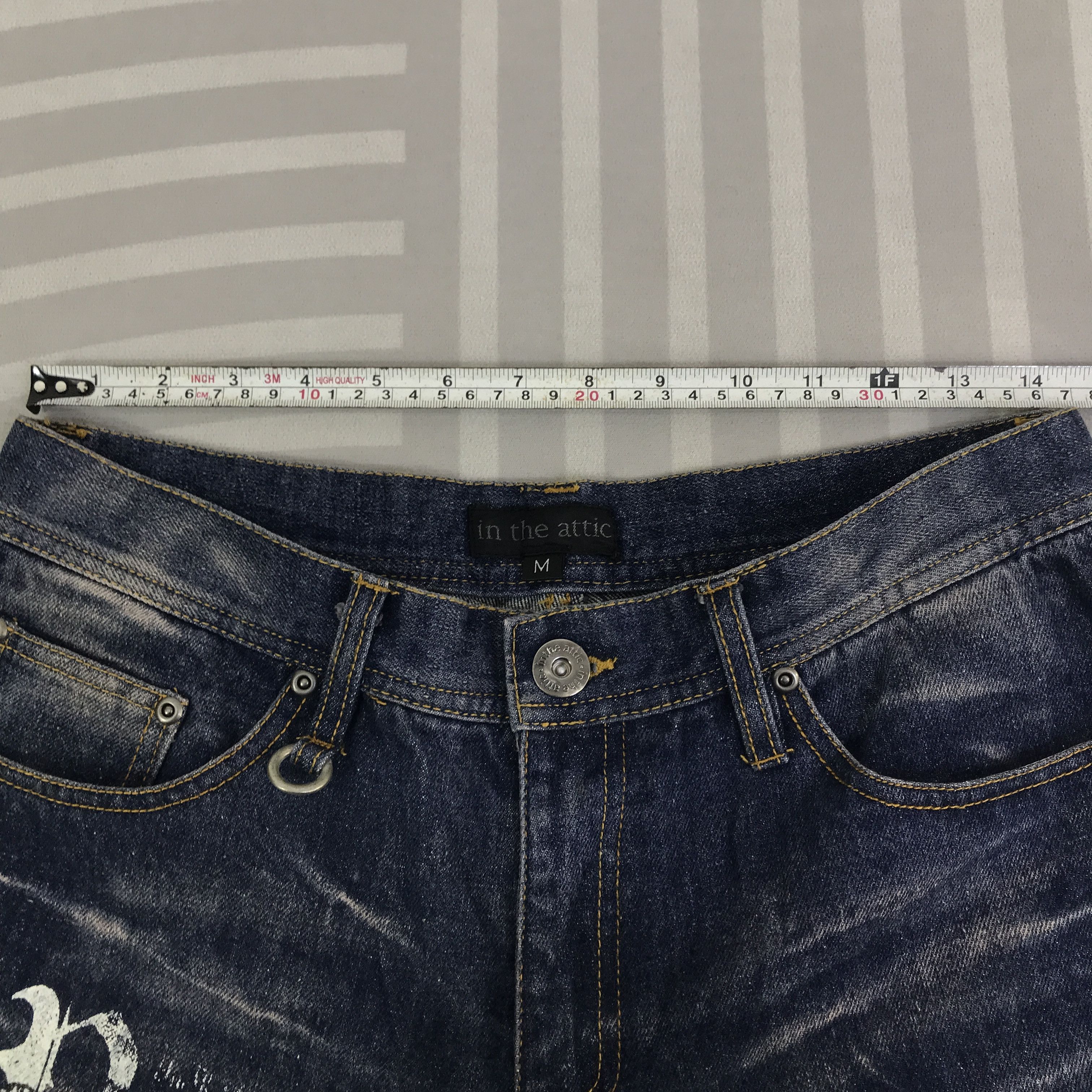 In The Attic Vintage In The Attic Japan Punk Jeans denim pantsK118B14 Size US 30 / EU 46 - 7 Thumbnail