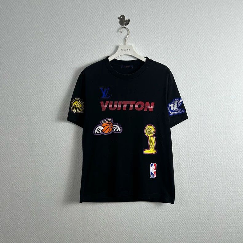 Louis Vuitton NBA Co-branded Embroidered Logo Short Sleeve