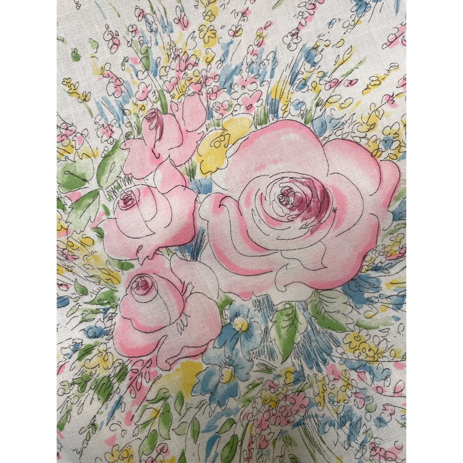 Oscar De La Renta VTG Oscar de le Renta Floral Maxi Dress 6 8 10 Romantic Size M / US 6-8 / IT 42-44 - 5 Thumbnail