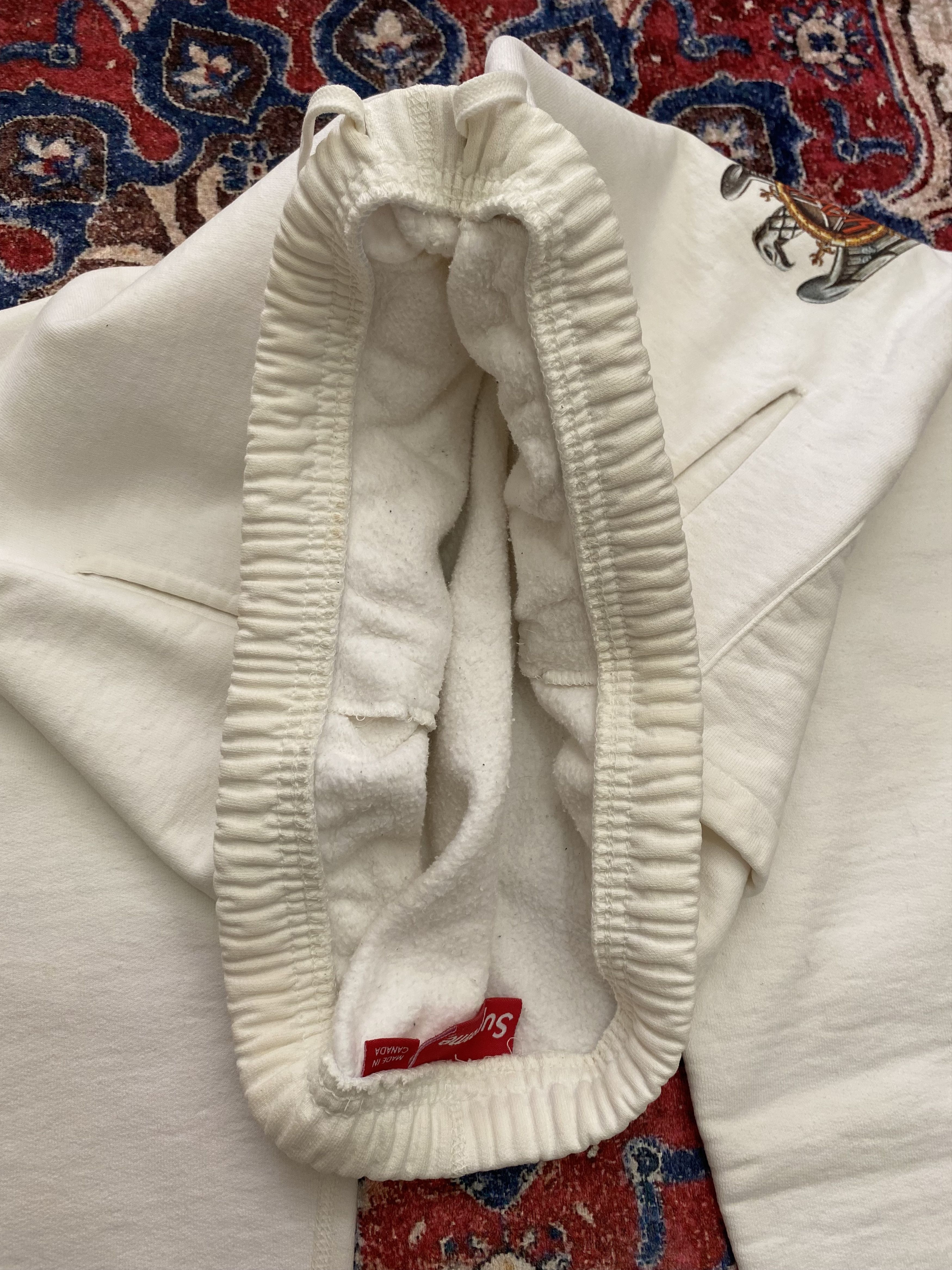 Supreme FW16 Supreme x Slayer Eagle Sweatpants - White Size US 32 / EU 48 - 18 Thumbnail