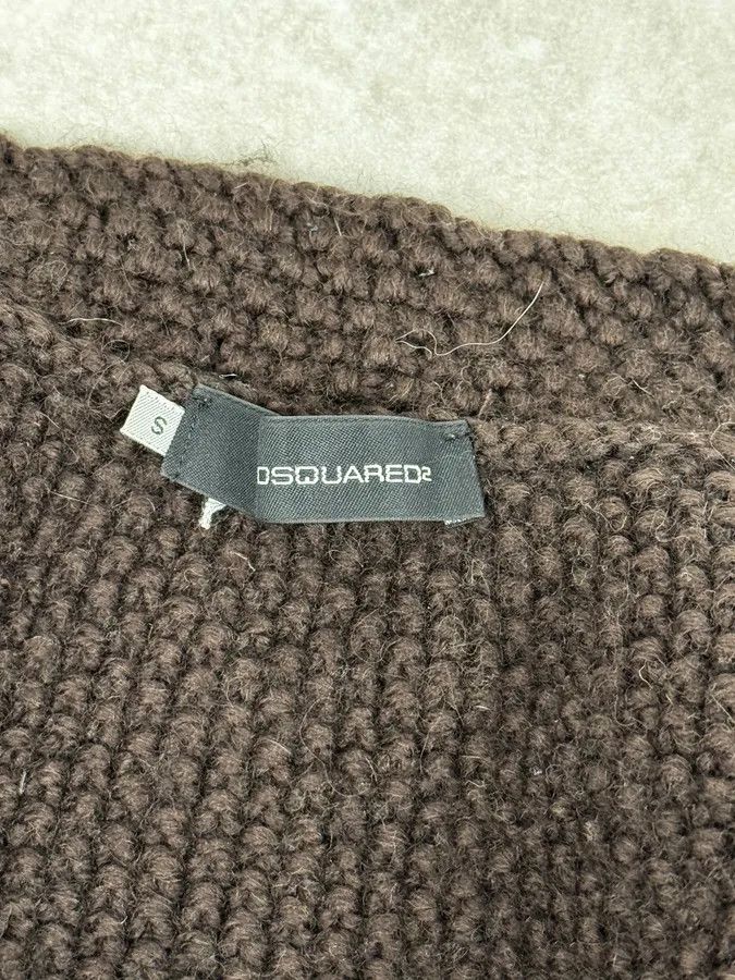 Dsquared2 AW2007 Dsquared2 Brown Wool Buttoned Cardigan Sweater Size S / US 4 / IT 40 - 11 Thumbnail