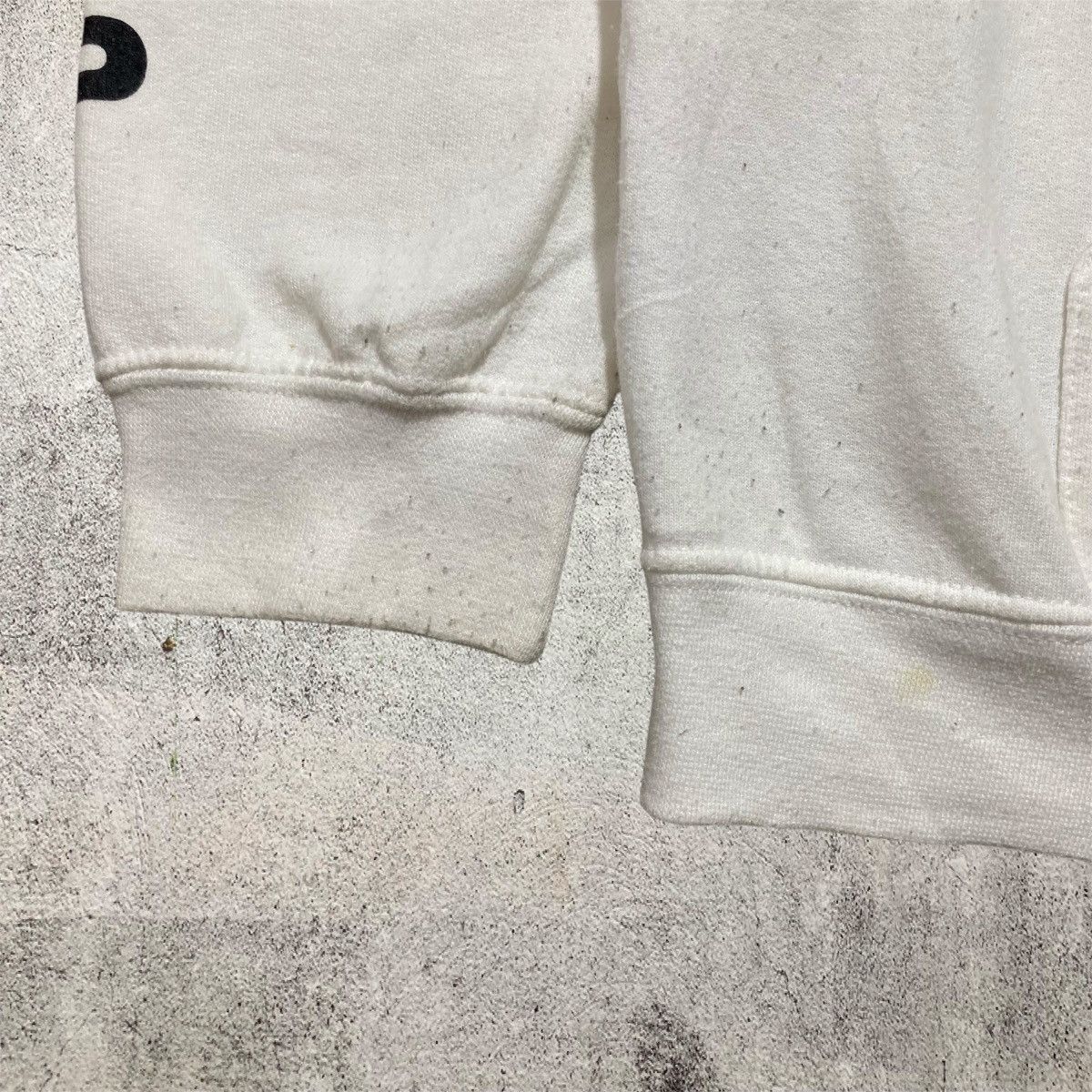 Japanese Brand Vintage Ehon Down Rip Off Sub Pop Nirvana Logo Hoodie White Size US XL / EU 56 / 4 - 12 Thumbnail