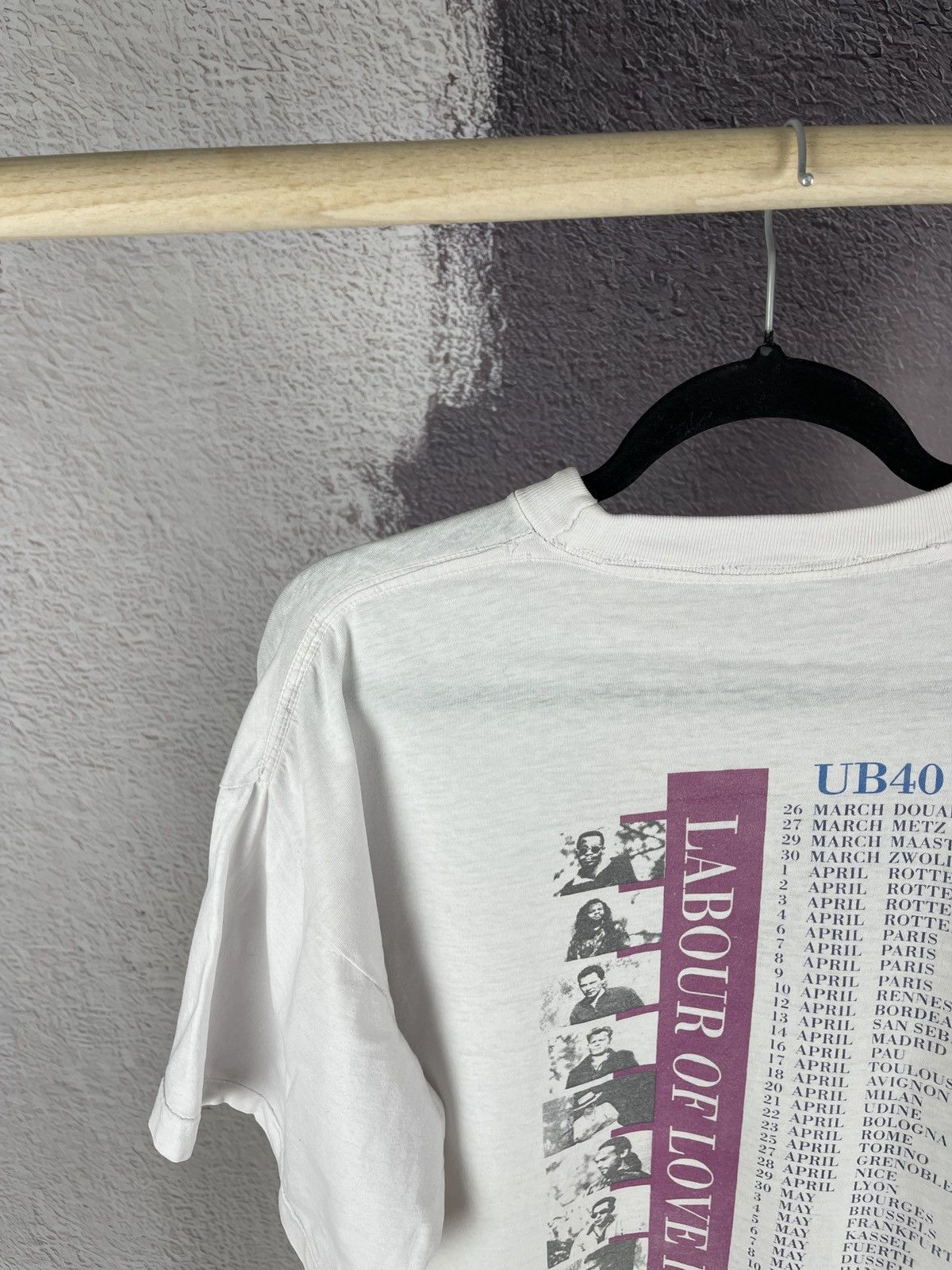 Band Tees Vintage 1990 UB40 Labour of Love II European tour 1991 tee Size US L / EU 52-54 / 3 - 12 Thumbnail