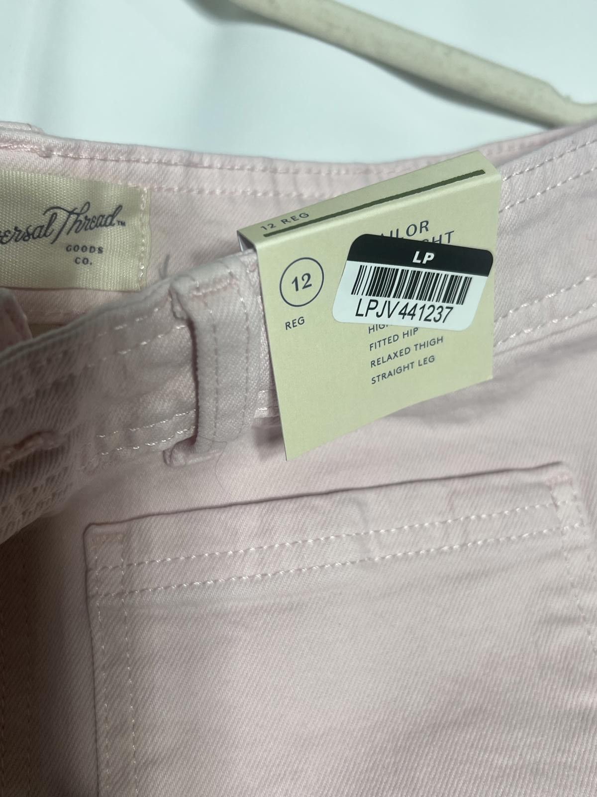 Other 12R Universal Thread Light Pink Sailor Straight Leg Pants Size US 32 / EU 48 - 4 Thumbnail