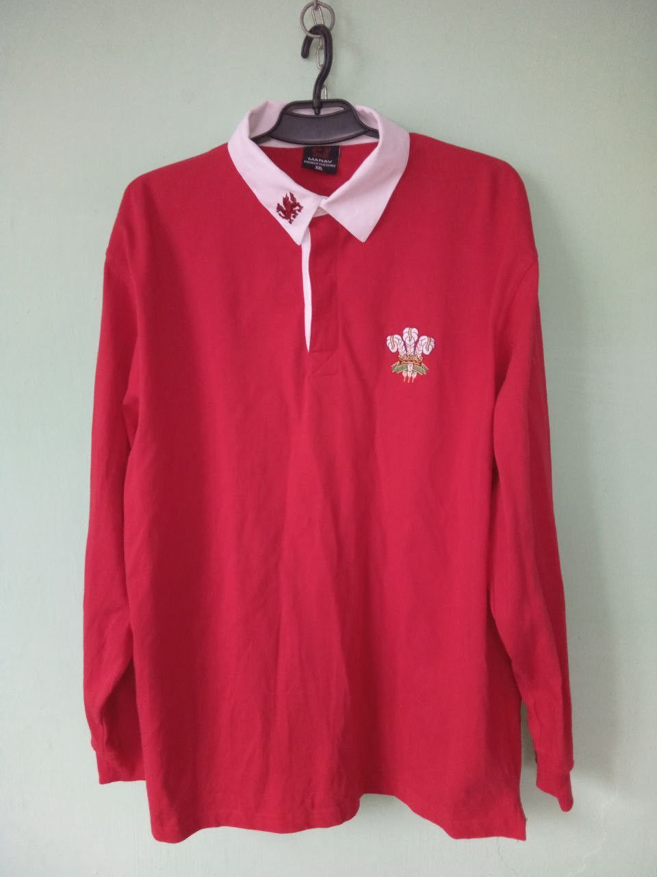 Other Wales Rugby Mannav Polo Longsleeve T-Shirt Size US XXL / EU 58 / 5 - 1 Thumbnail