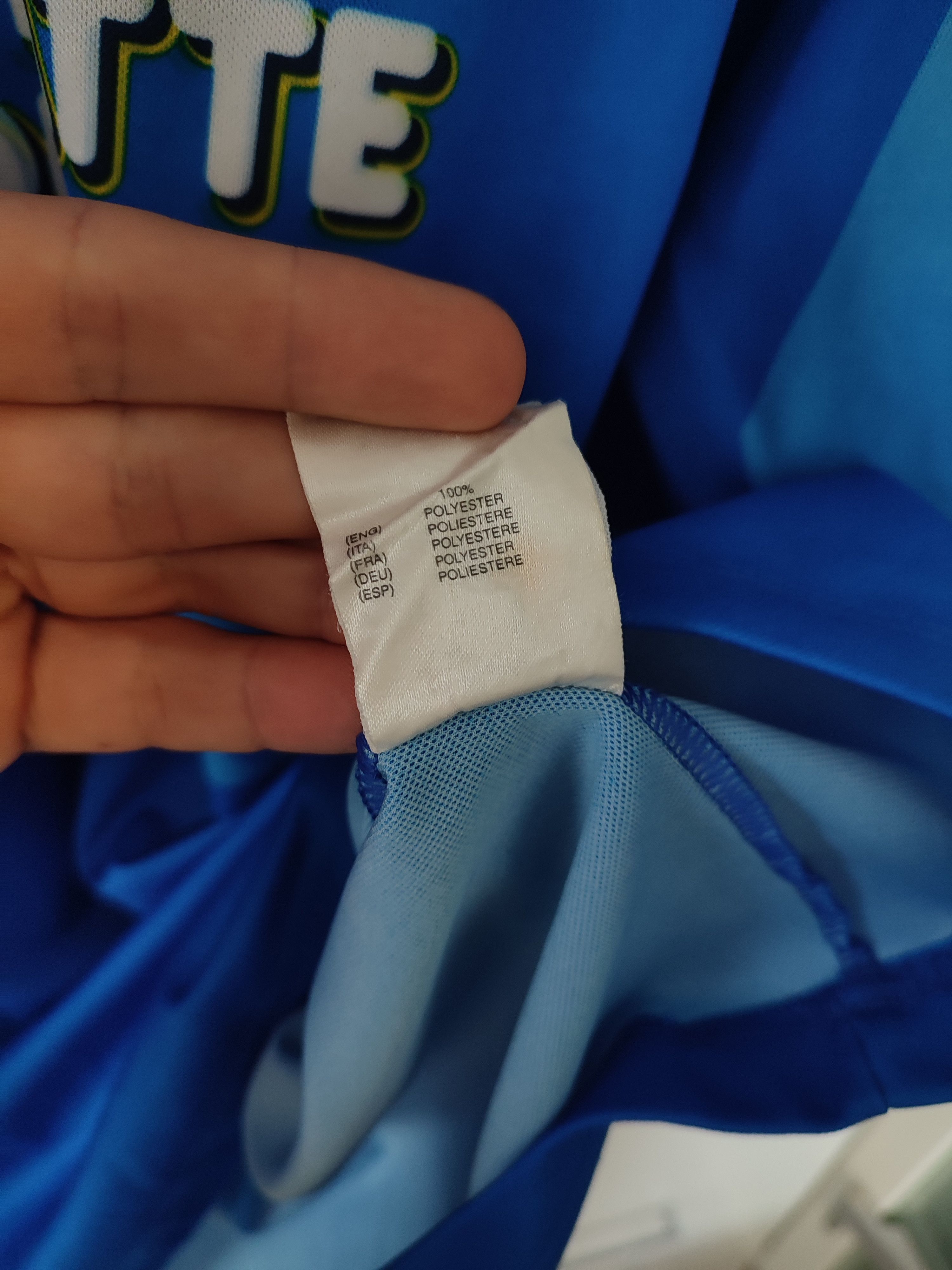 Lotto Sport Vintage Lotto SSC NAPOLI 1996-1997 Long Sleeve Home FOOTBALL Size US L / EU 52-54 / 3 - 13 Thumbnail