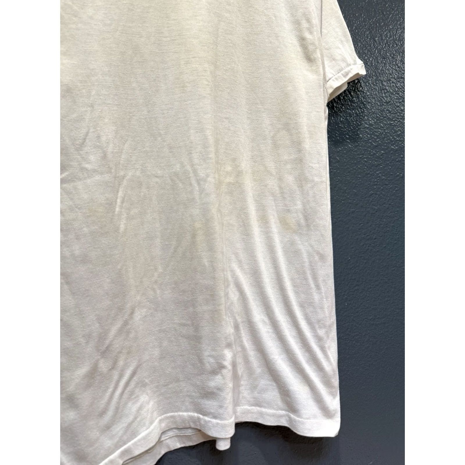 Vintage Vintage Penneys Tee Shirt Size 44 Cotton Blank White 70’s Men’s Size US L / EU 52-54 / 3 - 5 Thumbnail